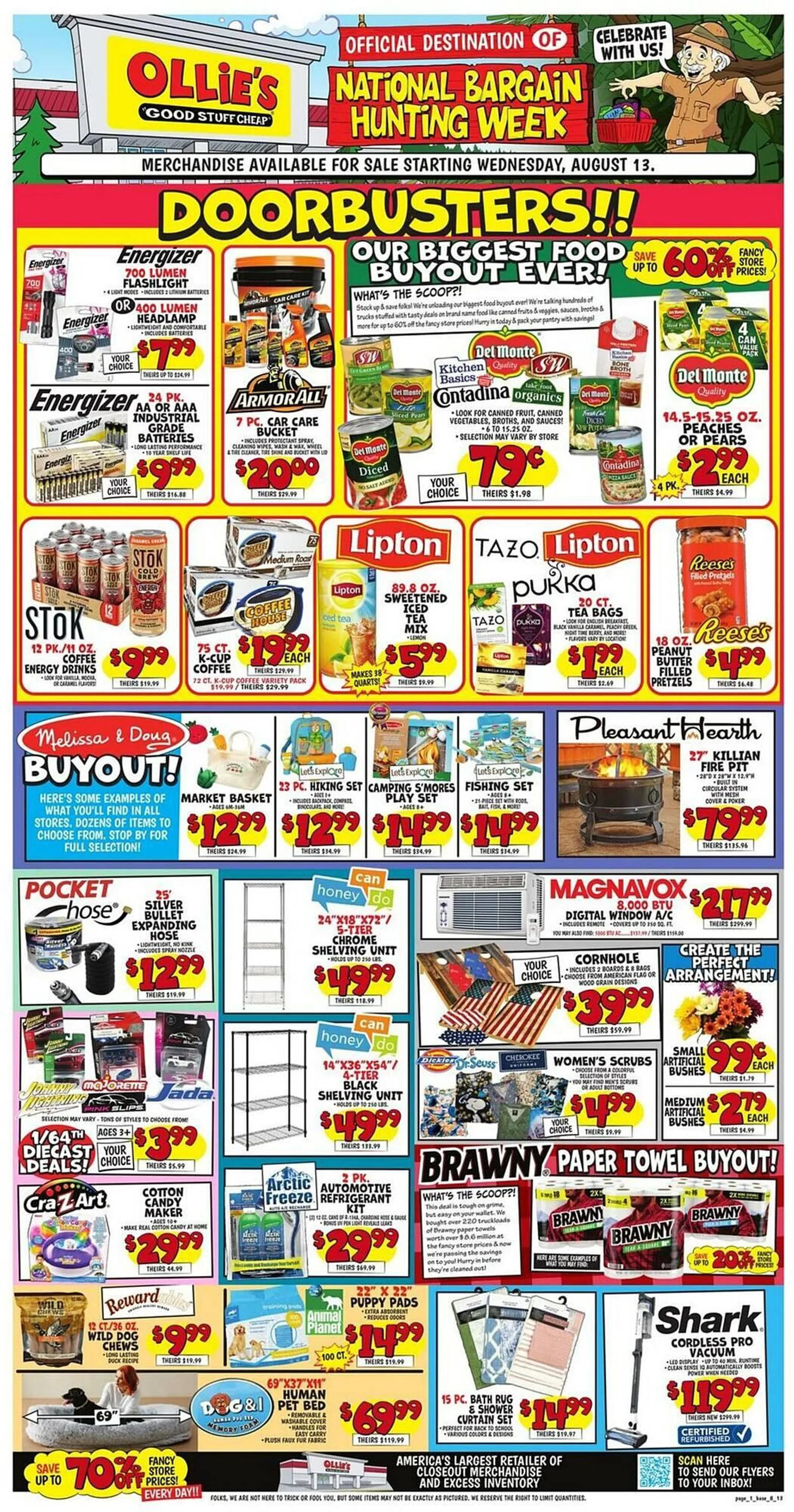Weekly ad Ollie's Weekly Ad from August 13 to August 20 2025 - Page 1