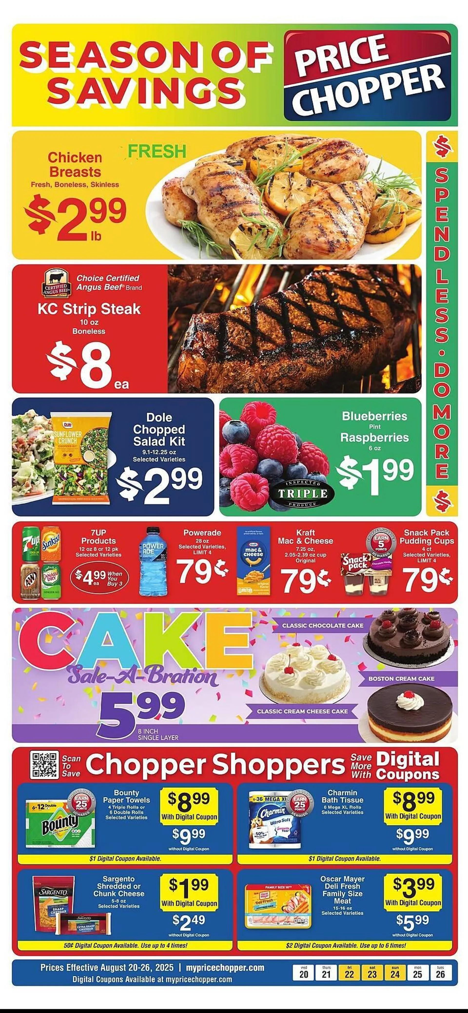 Weekly ad Price Chopper Weekly Ad from August 20 to August 26 2025 - Page 1