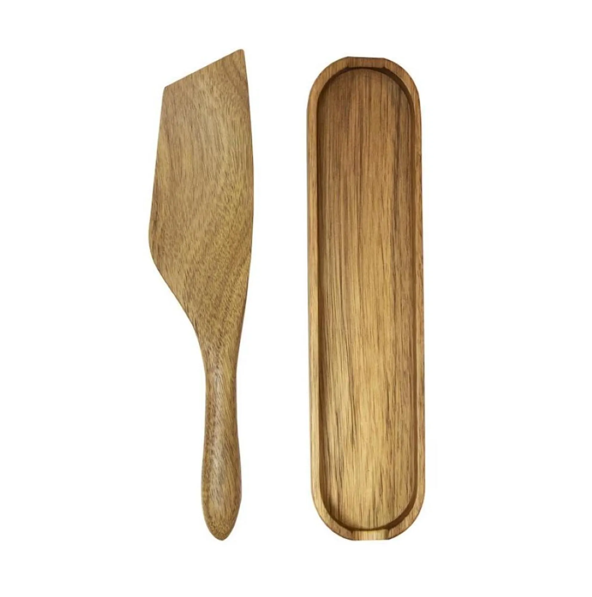 Mad Hungry® 2-Piece Acacia Wood Spurtle Set