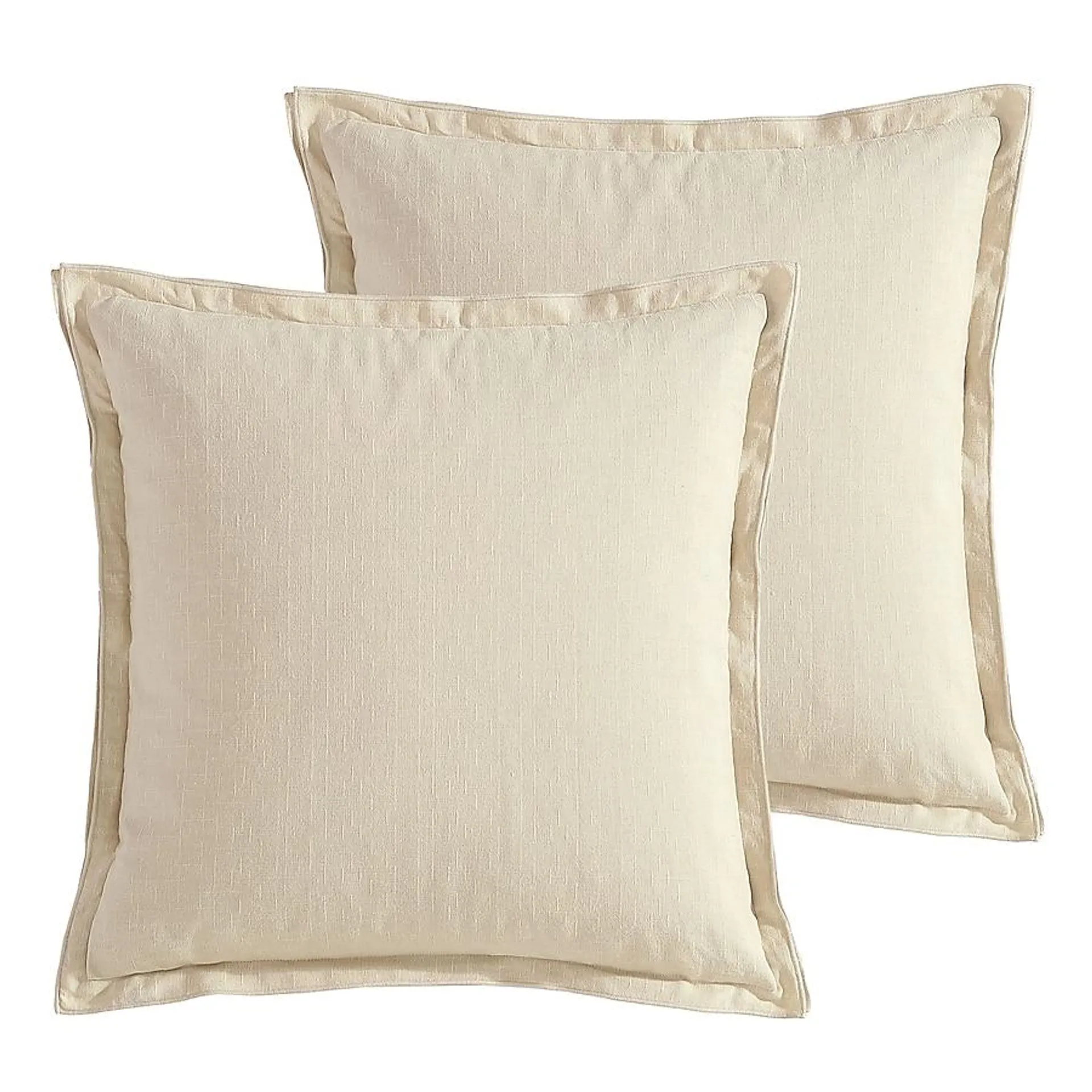 allen + roth 2-Piece 20-in x 20-in Beige Indoor Decorative Pillow