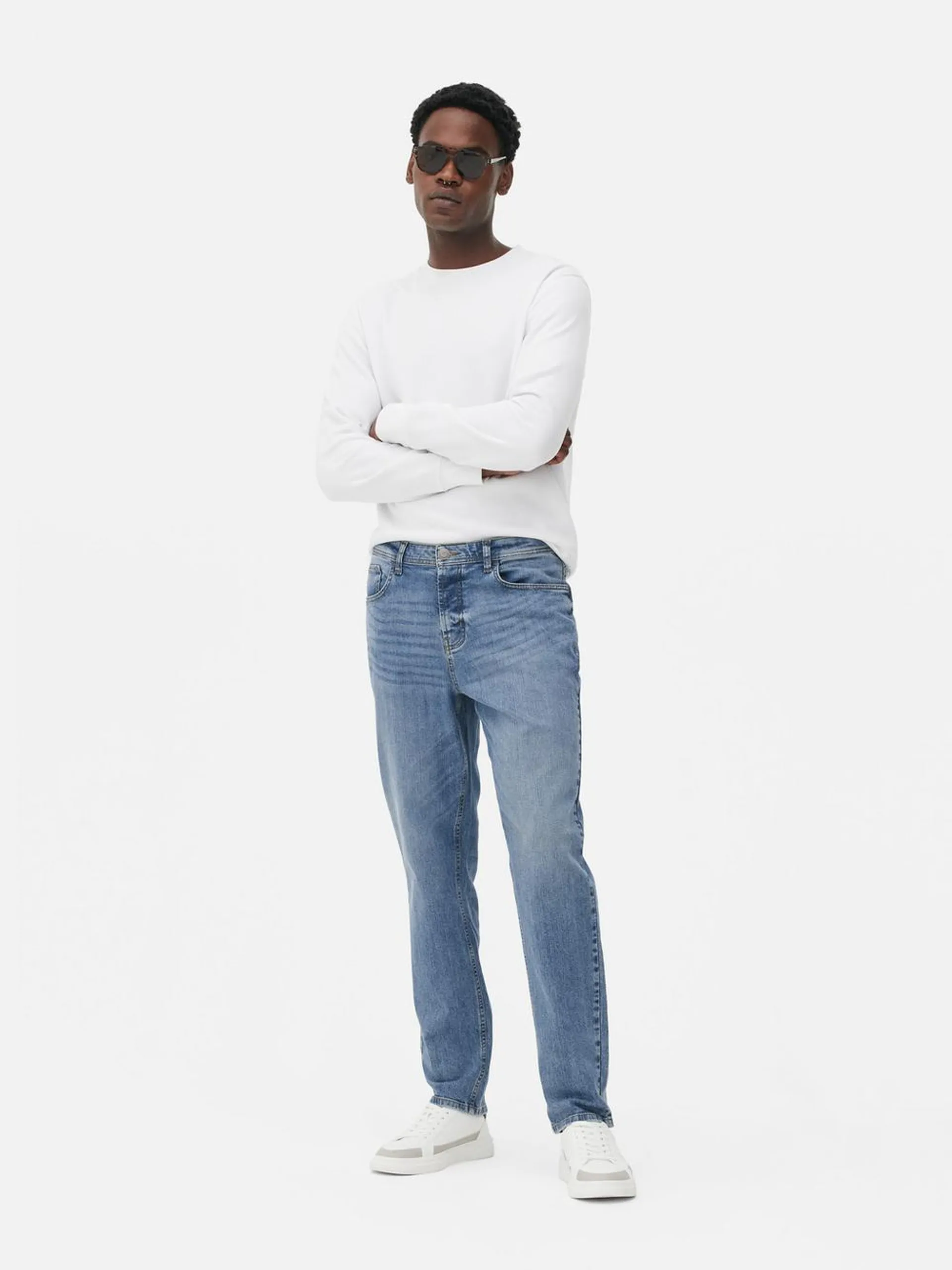 Stretch Straight Jeans