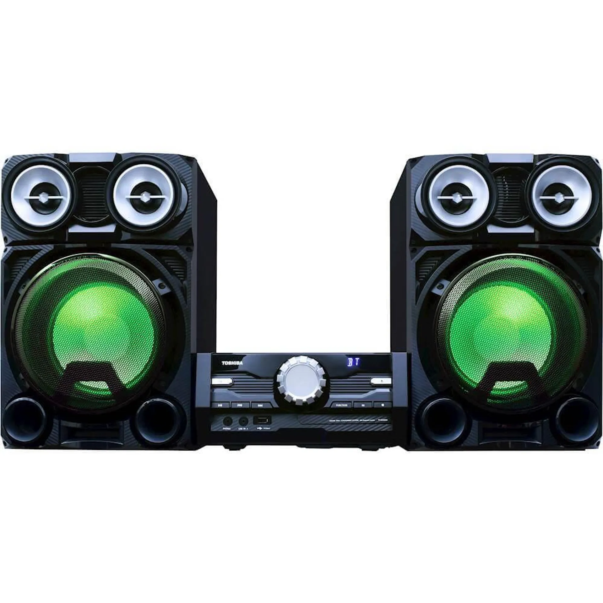 Wireless Mini Component Home Speaker System with LED Lights