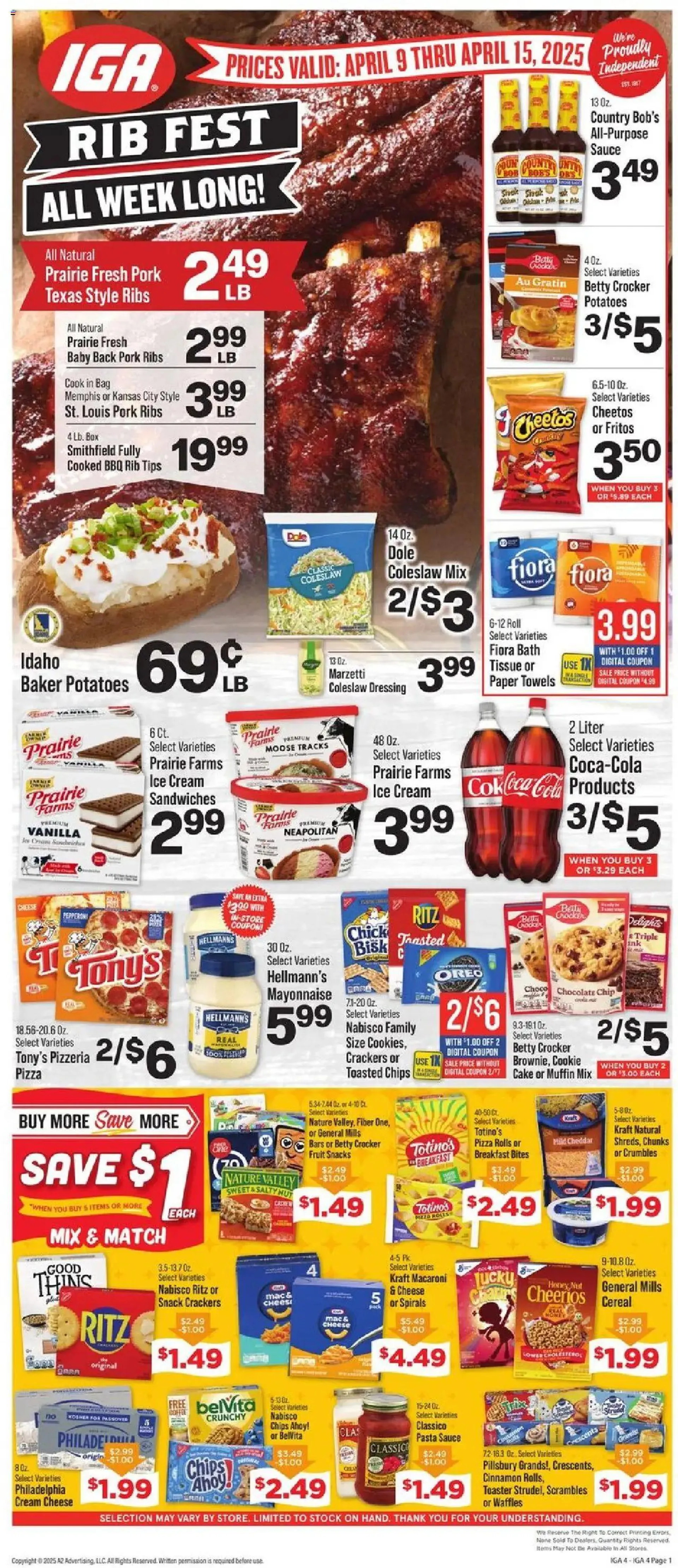 IGA Weekly Ad - 1