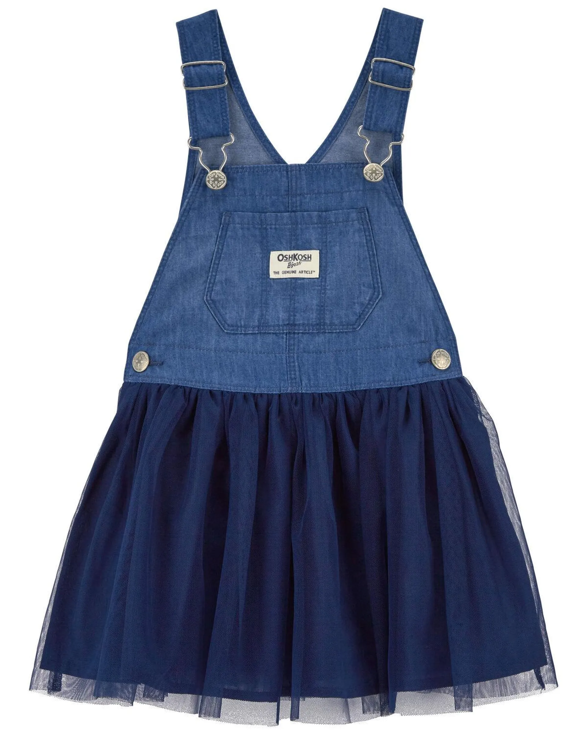 Baby Tulle and Denim Jumper Dress