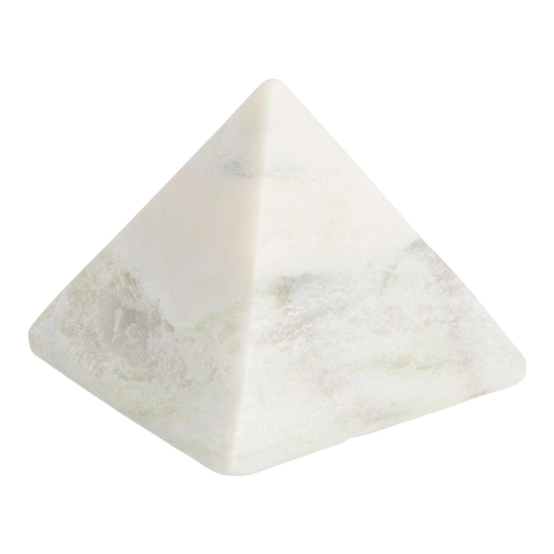 Natural Green Marble Pyramid Decor