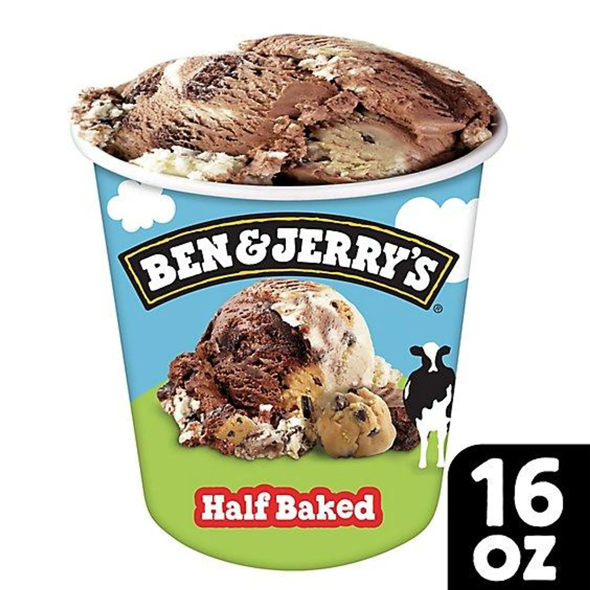 Ben & Jerry's Half Baked Ice Cream Pint - 16 Oz