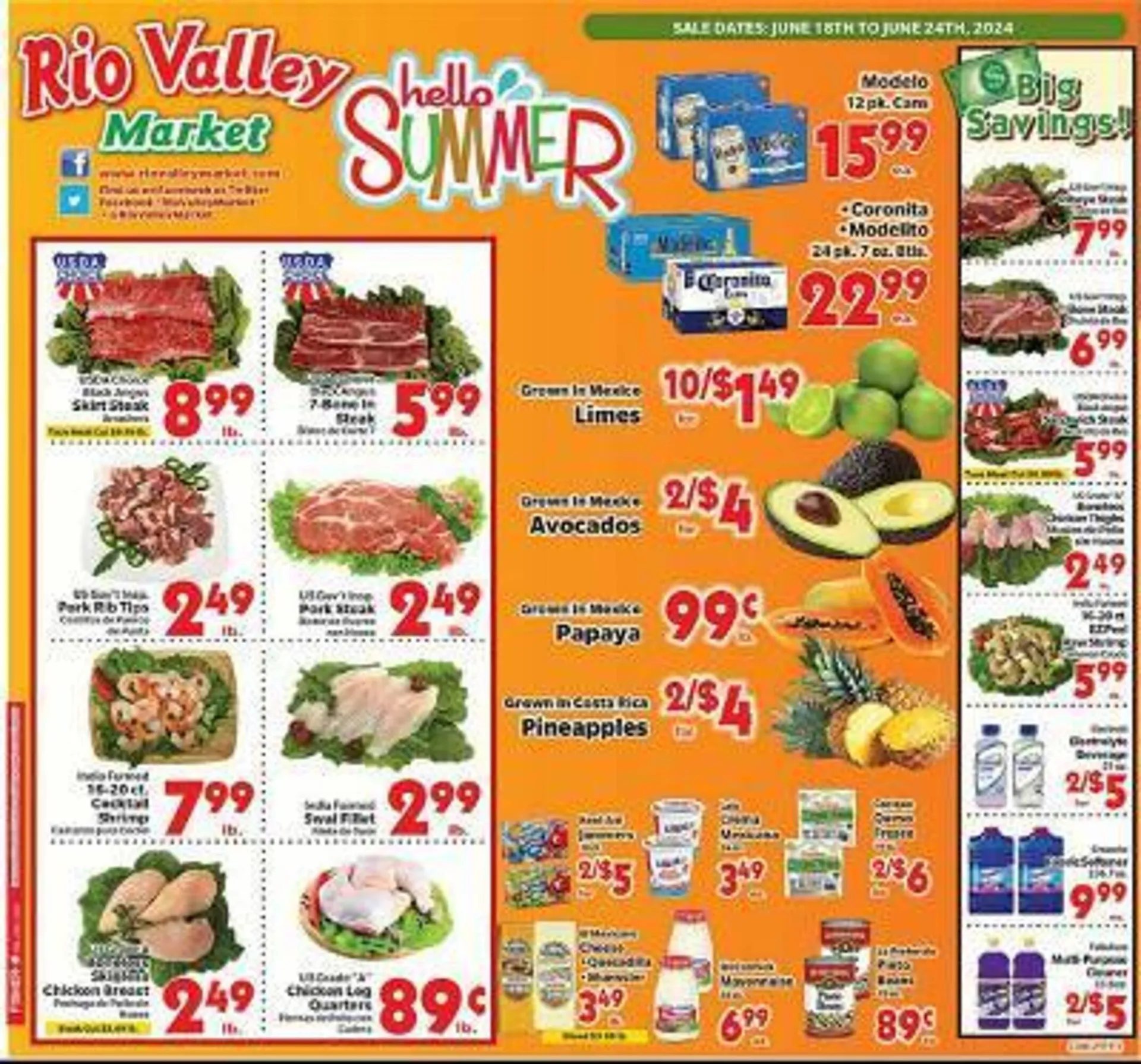 Rio Valley Market Weekly Ad - 1