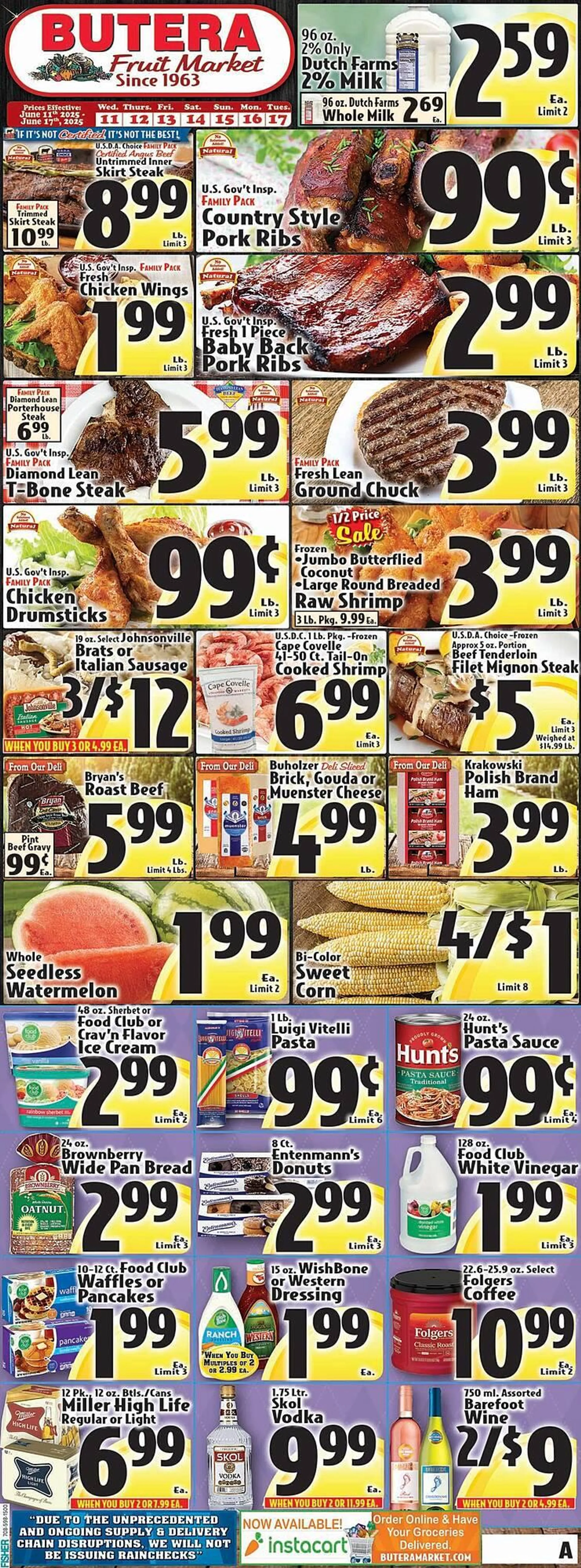Weekly ad Butera Weekly Ad from June 11 to June 17 2025 - Page 1
