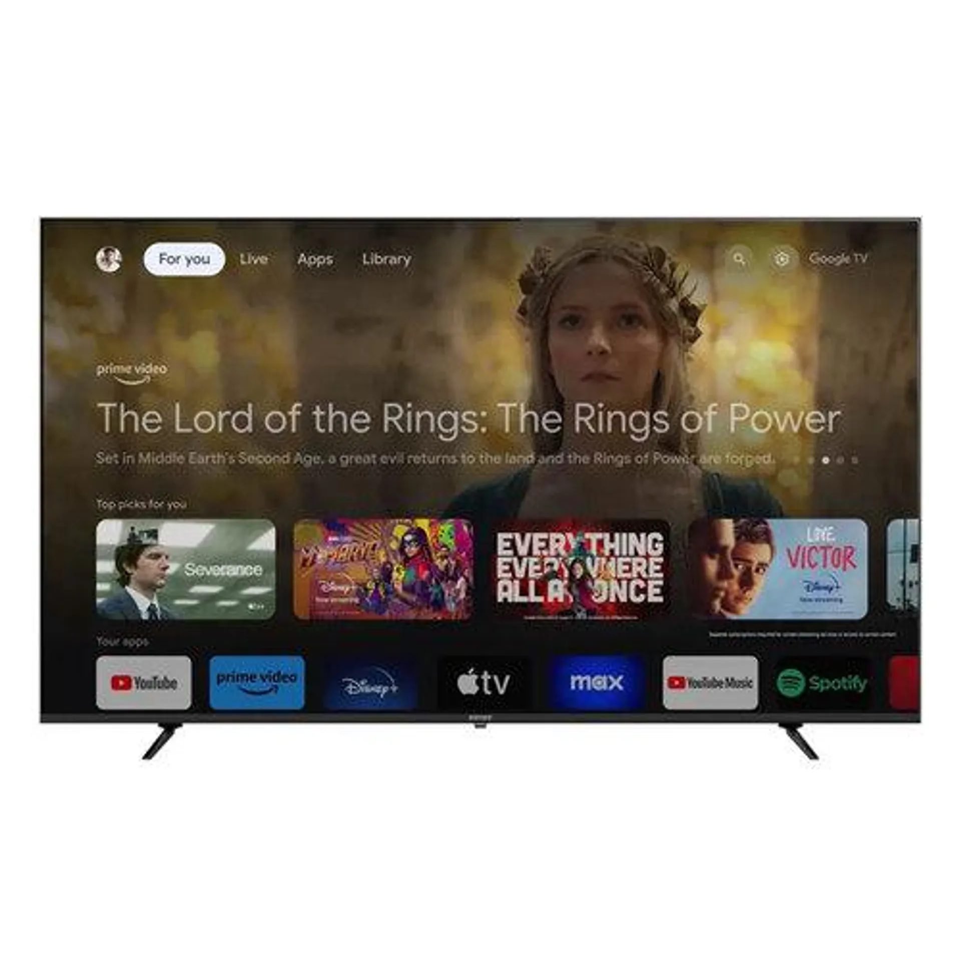 70" 4K UHD HDR Frameless Google TV