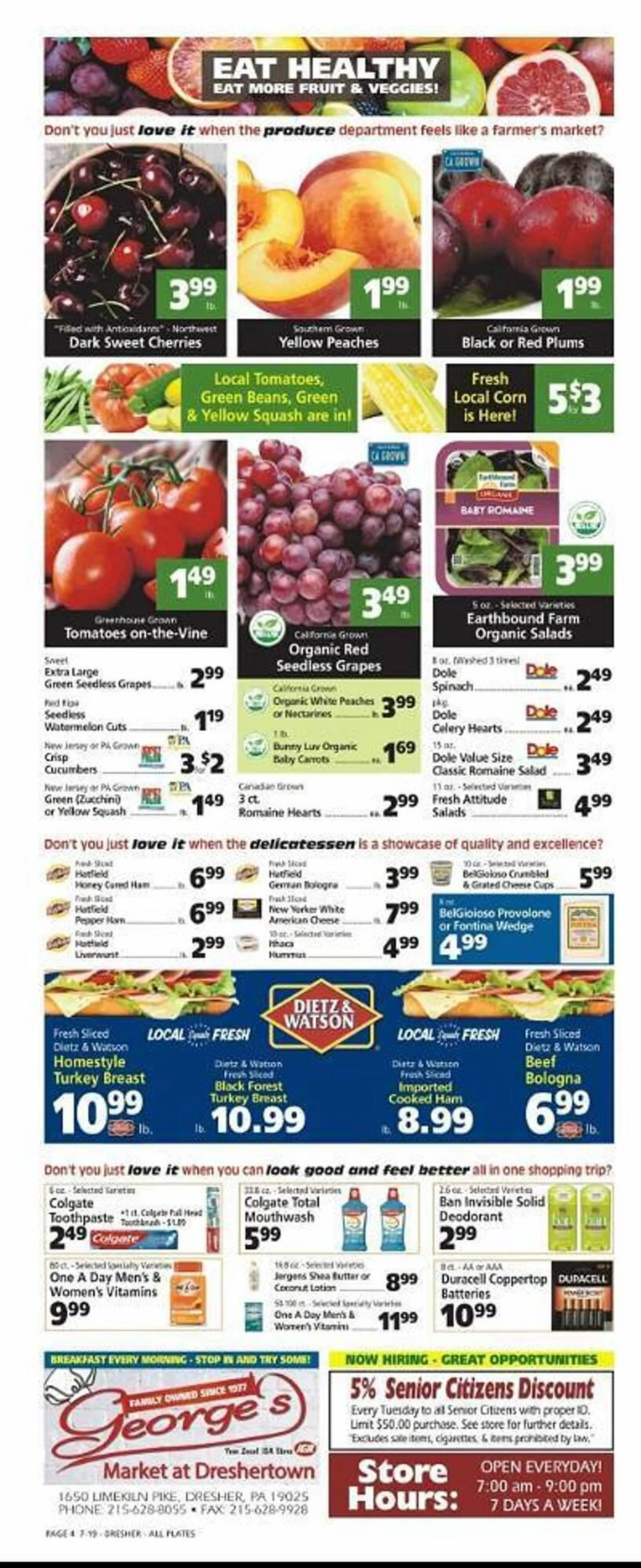 Weekly ad George's Market Weekly Ad from July 19 to July 25 2024 - Page 4