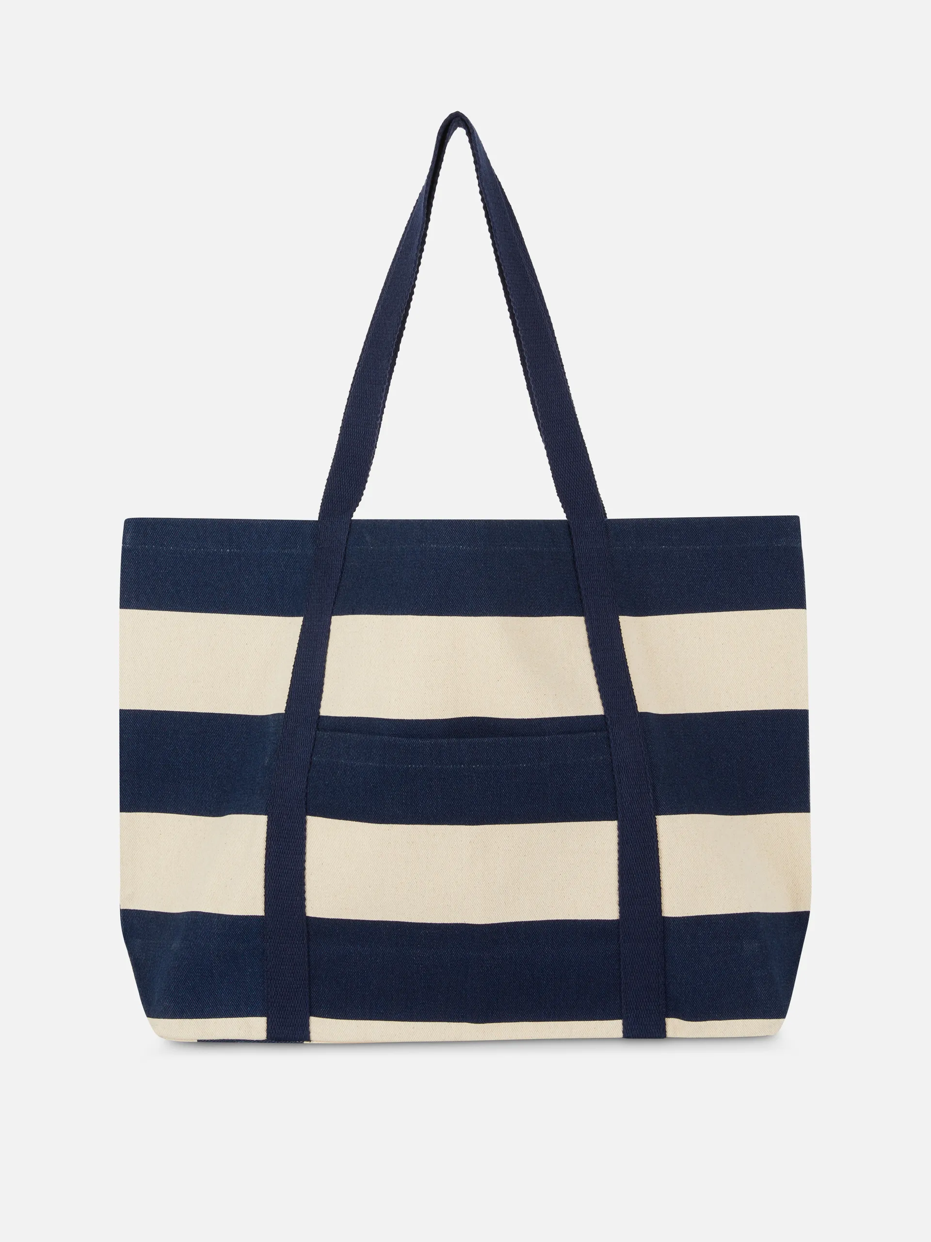 Rita Ora Stripe Canvas Shopper Bag