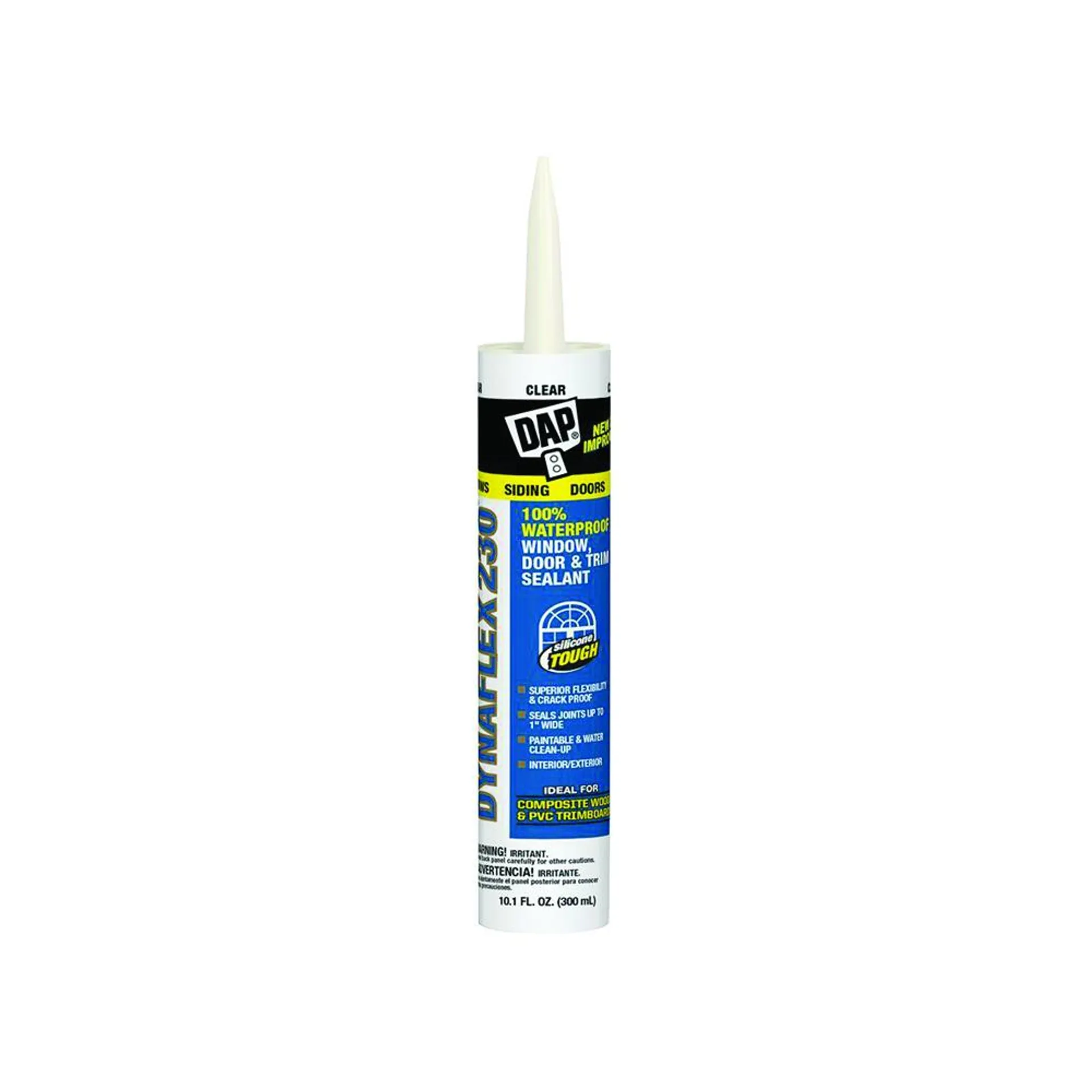 18304 Premium Sealant, Clear, 1 day Curing, 40 to 100 deg F, 10.1 oz Cartridge