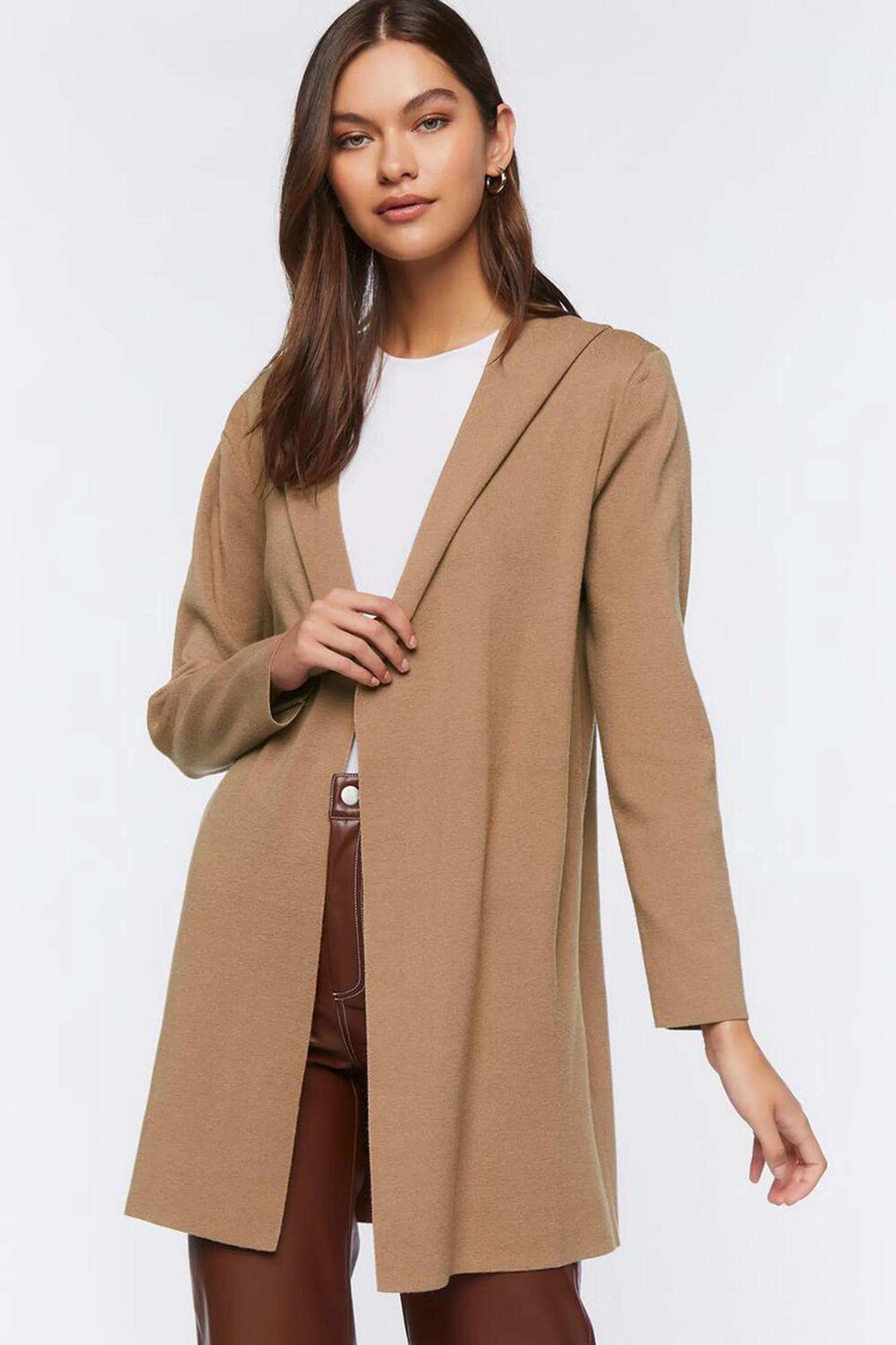 Hooded Cardigan Sweater