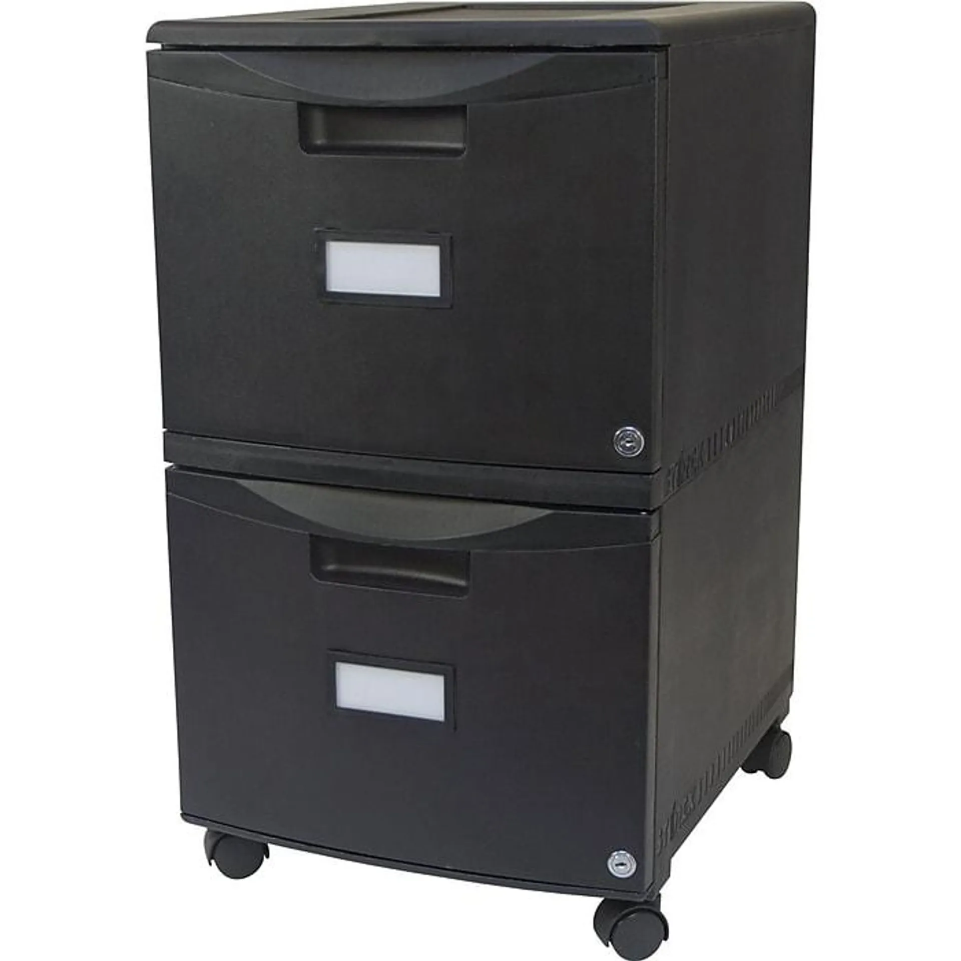 Storex 2-Drawer Mobile Vertical File Cabinet,