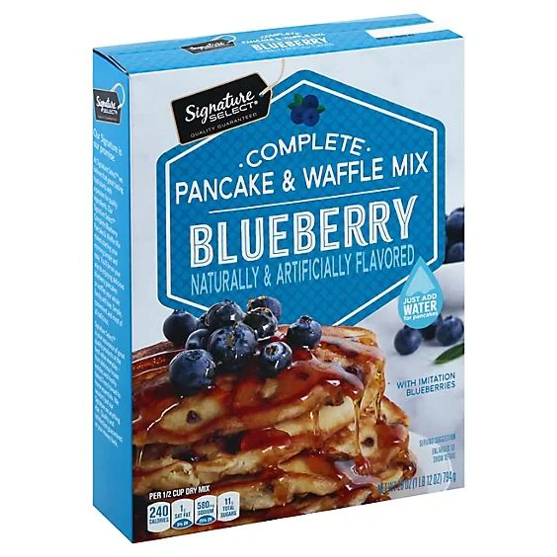 Signature SELECT Pancake & Waffle Mix Blueberry - 28 Oz