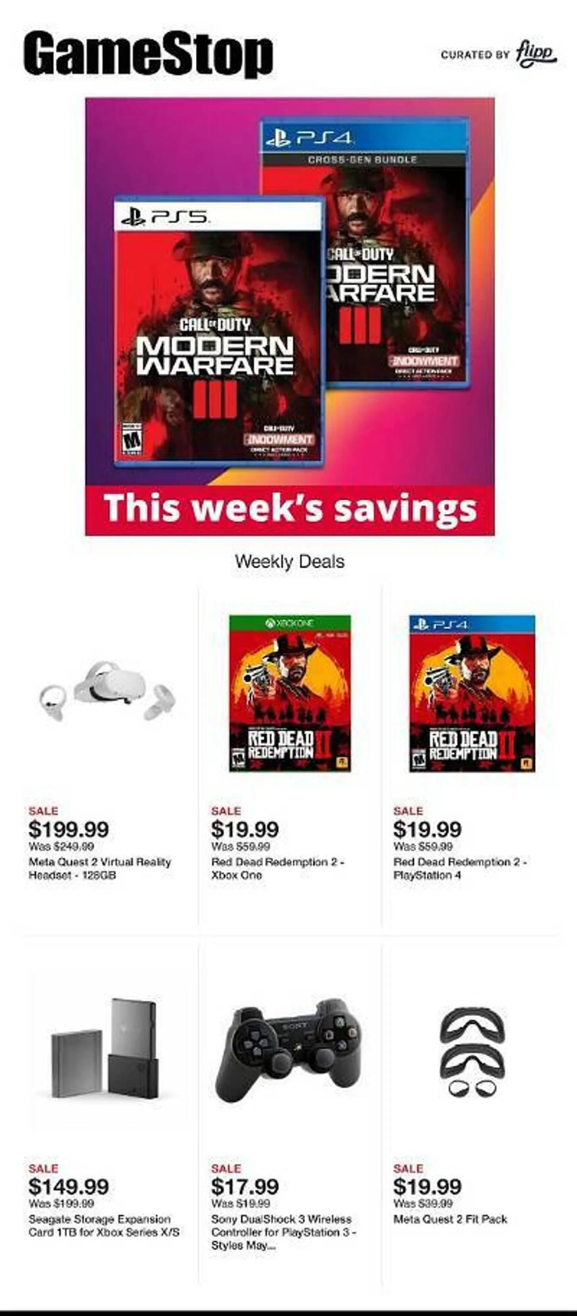 Weekly ad Game Stop Weekly Ad from April 2 to April 7 2024 - Page 