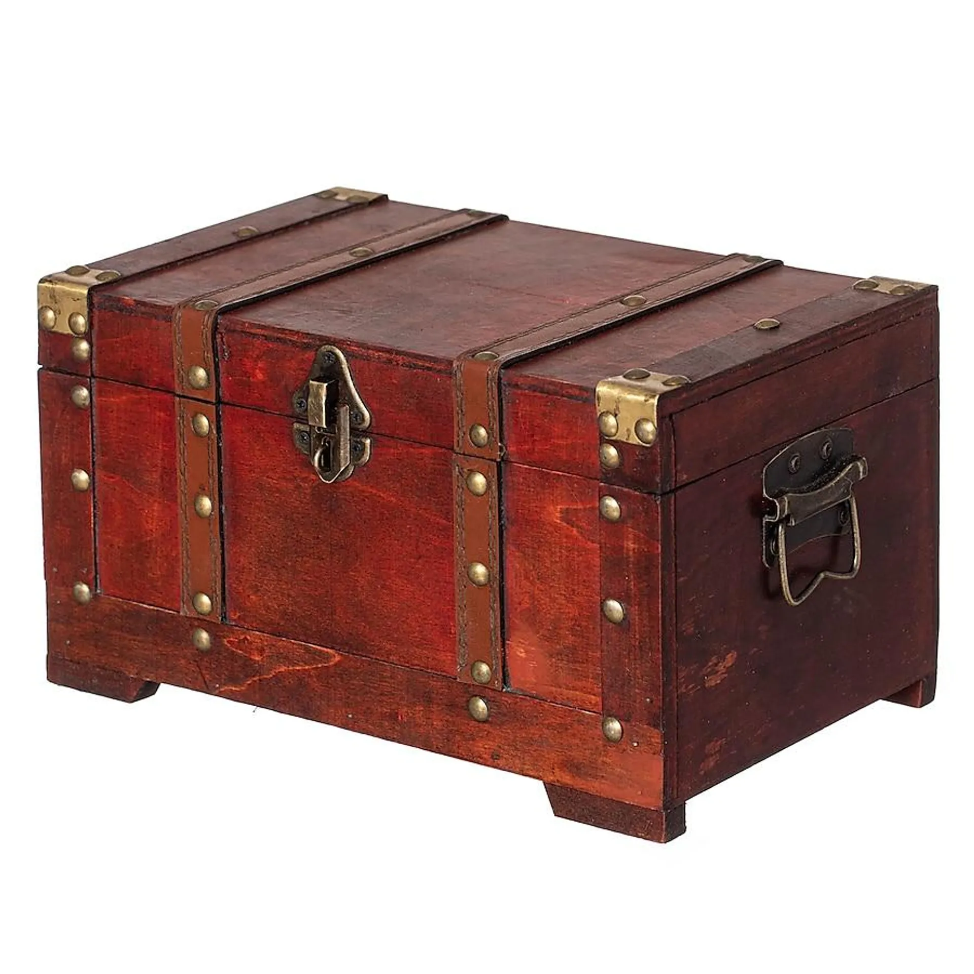 Vintiquewise Brown Wood Rustic Decorative box