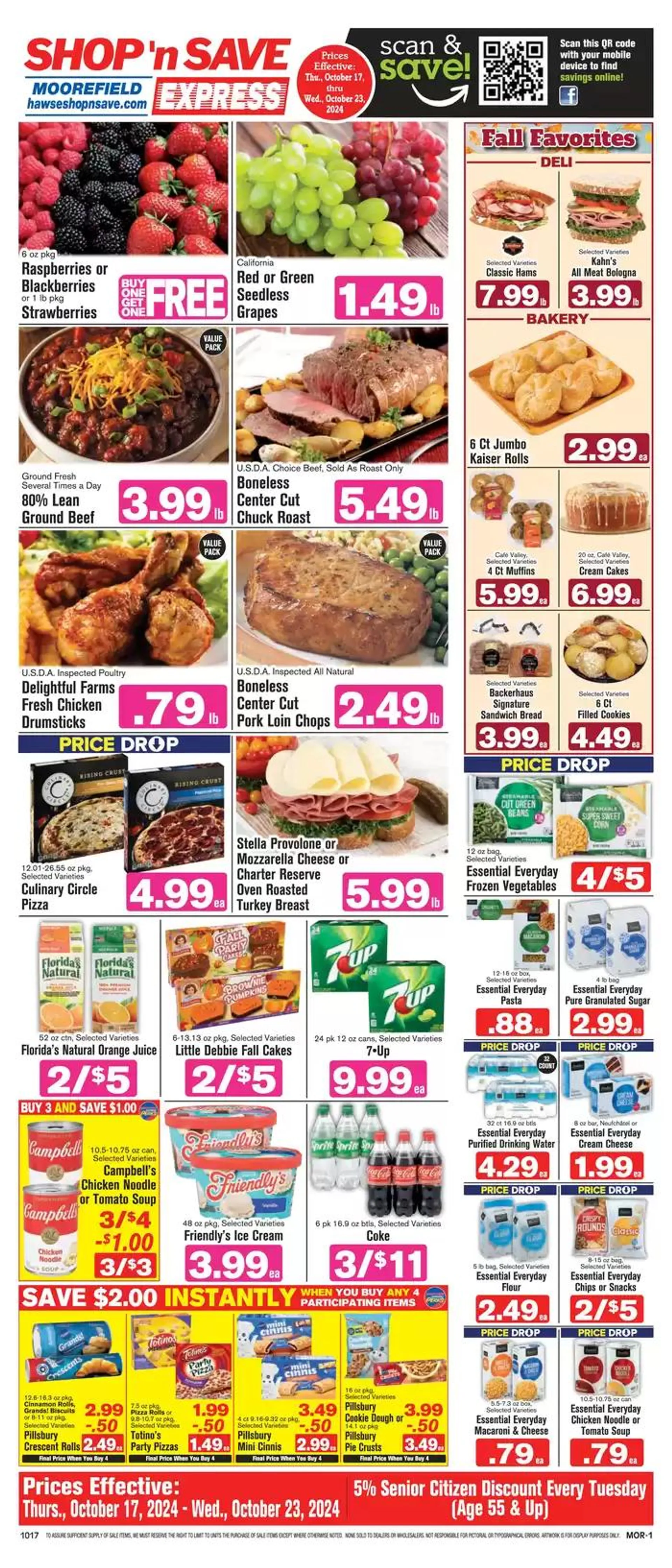 Weekly ad Discounts and promotions from October 17 to October 31 2024 - Page 1