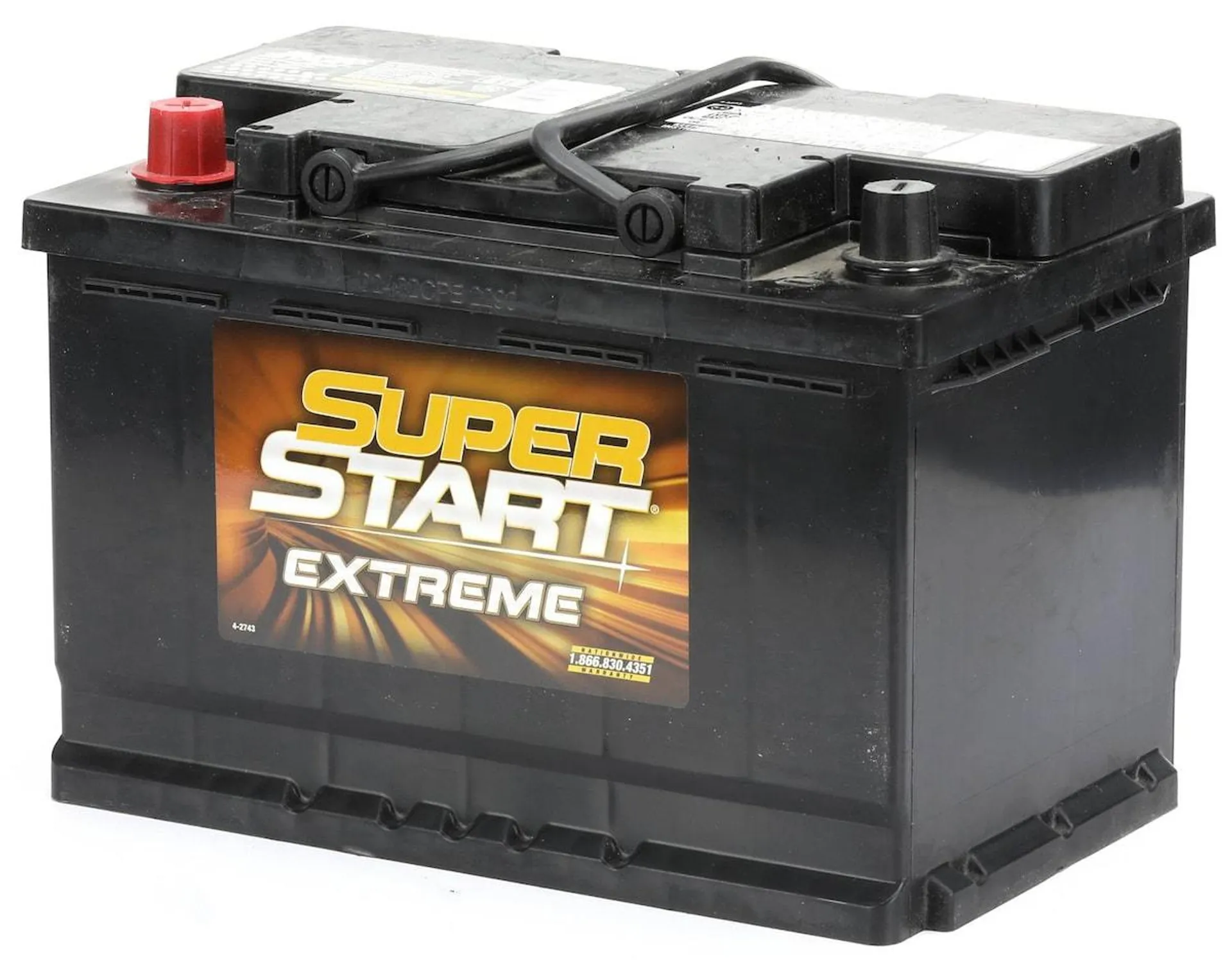 Super Start Extreme Standard Flooded Top Post Battery Group Size 48R - 48REXT