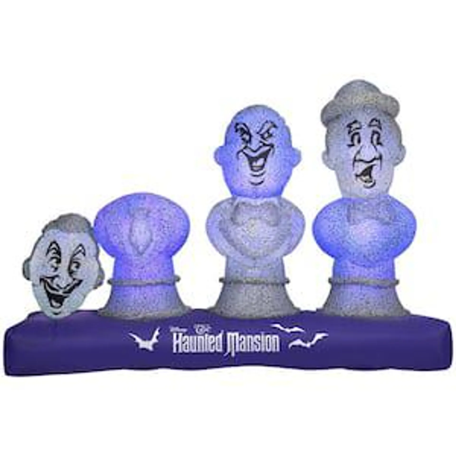 66.14 in. H x 96.06 in. W x 27.6 in. L Halloween Haunted Mansion Scene with Music and Synchronized Light Show