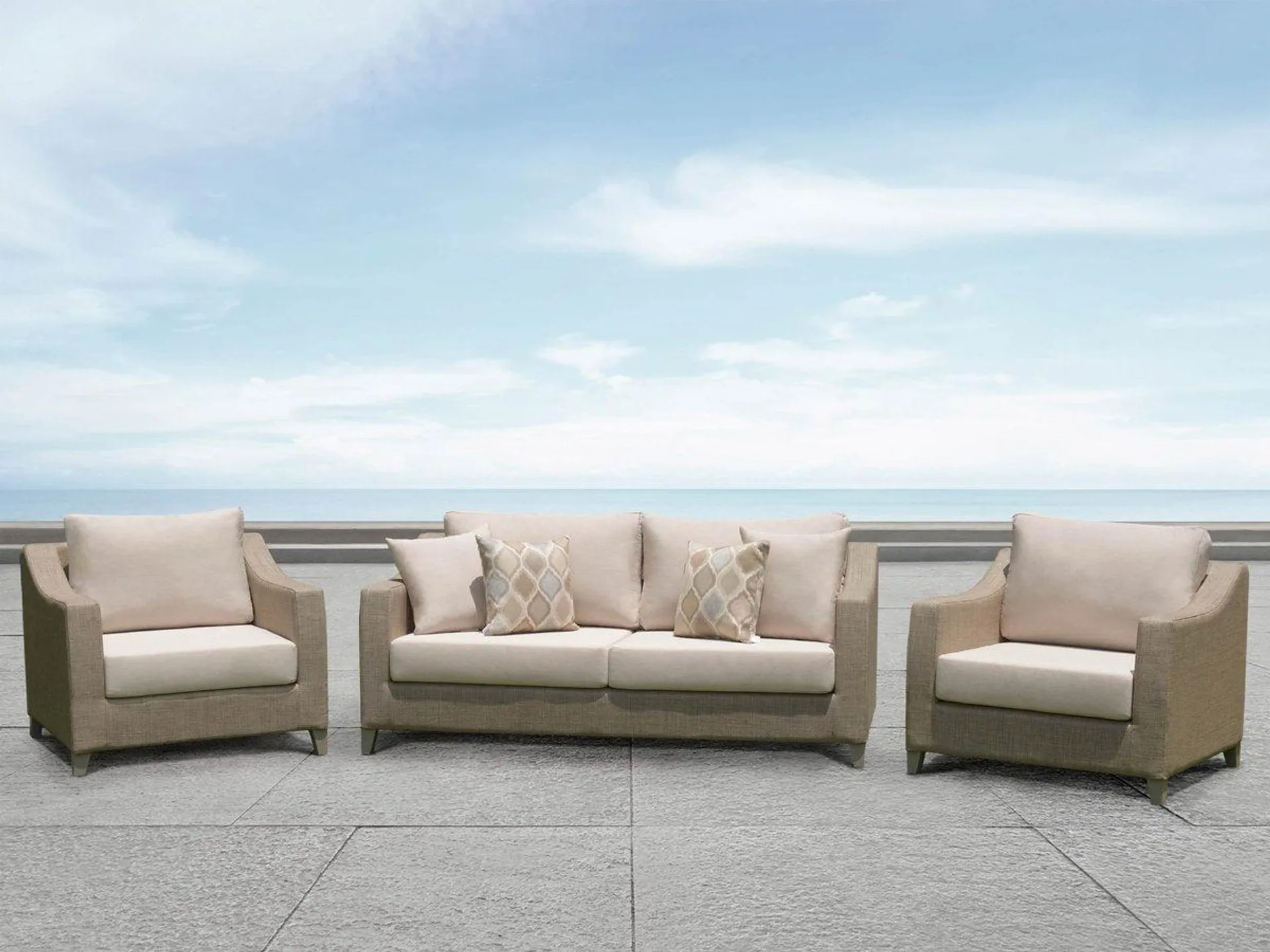 Selene 3-pc Outdoor Seating Set