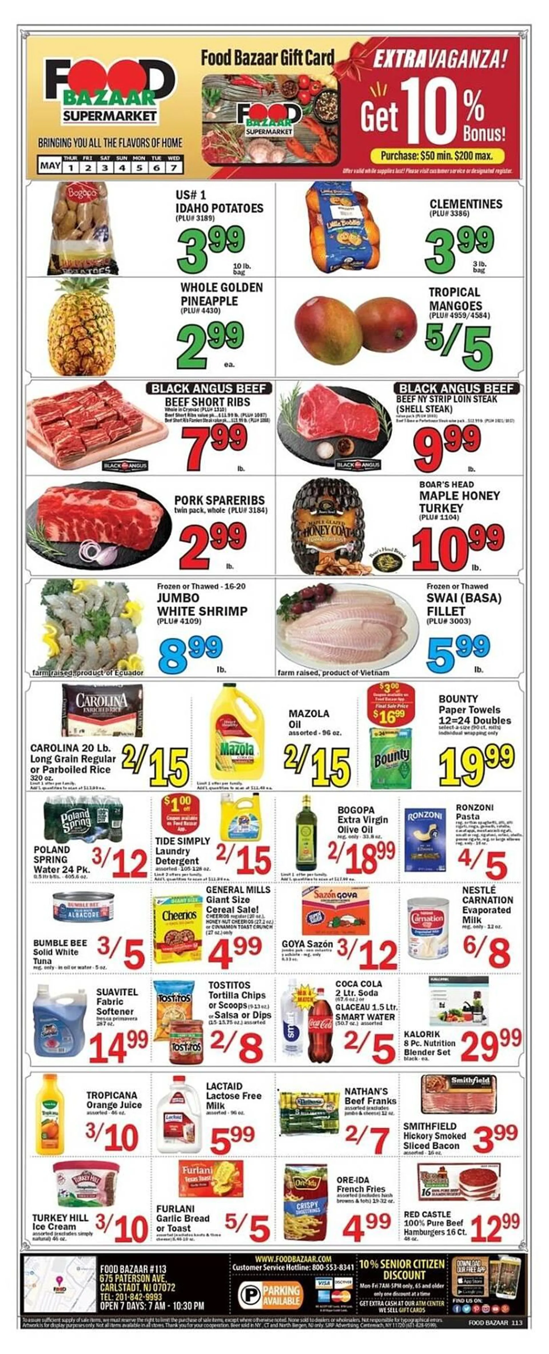 Food Bazaar Weekly Ad - 1