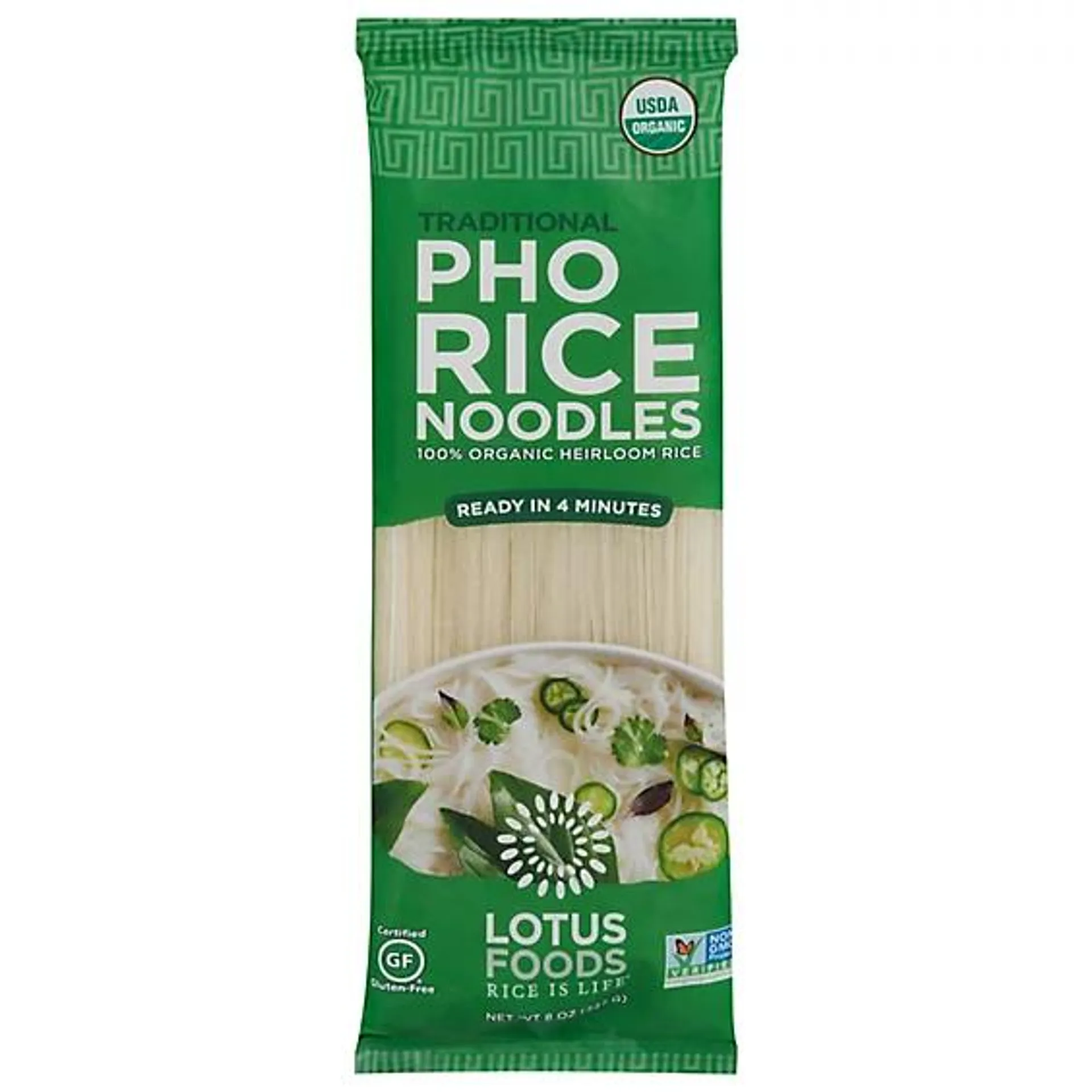 Lotus Foods Rice Noodles Pho Organic - 8 Oz