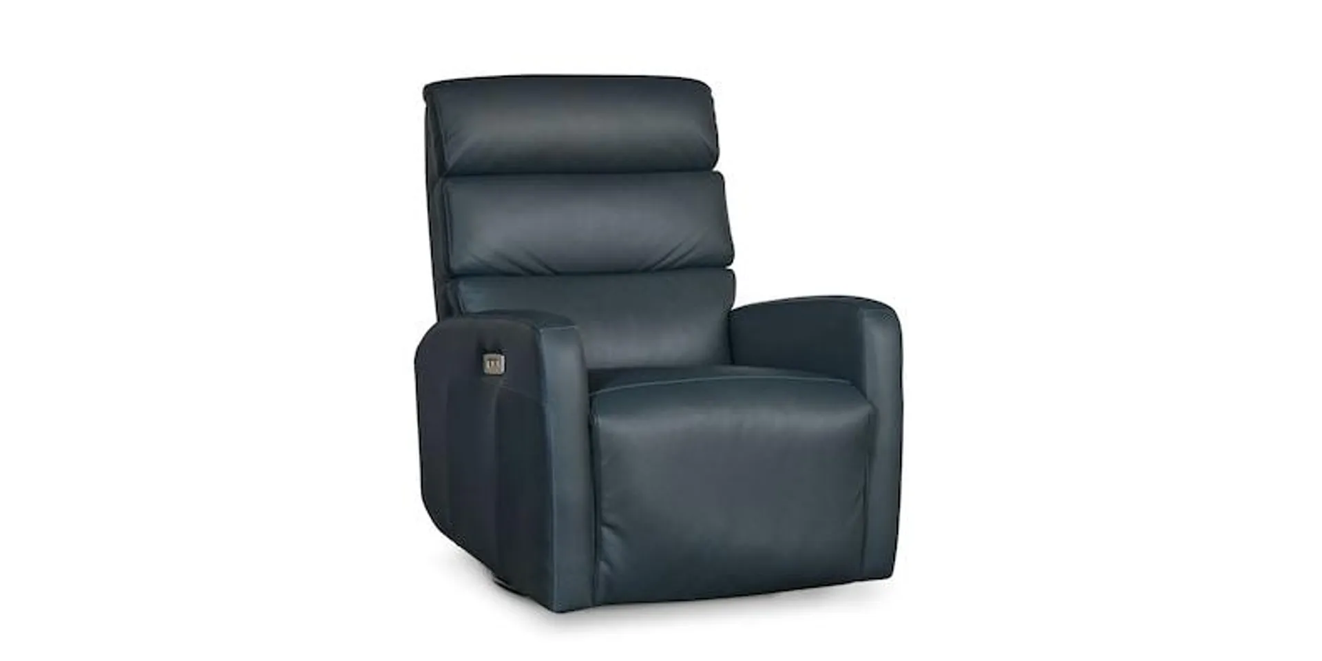 Hudson Leather Swivel Recliner