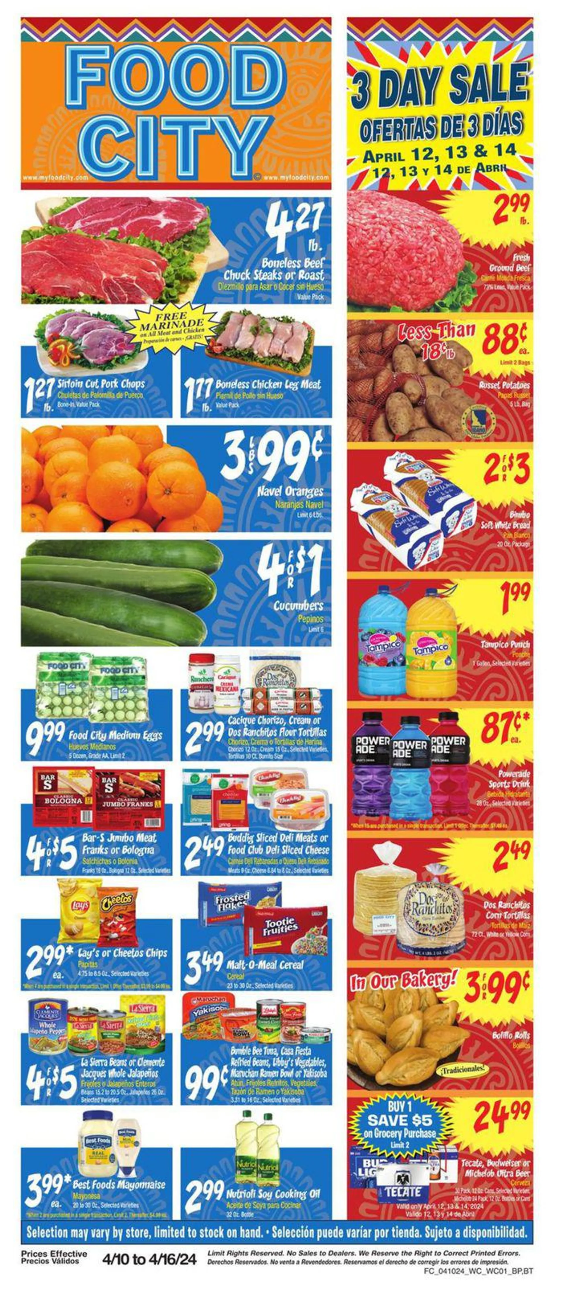 Weekly ad New Weekly Ad from April 11 to April 16 2024 - Page 1