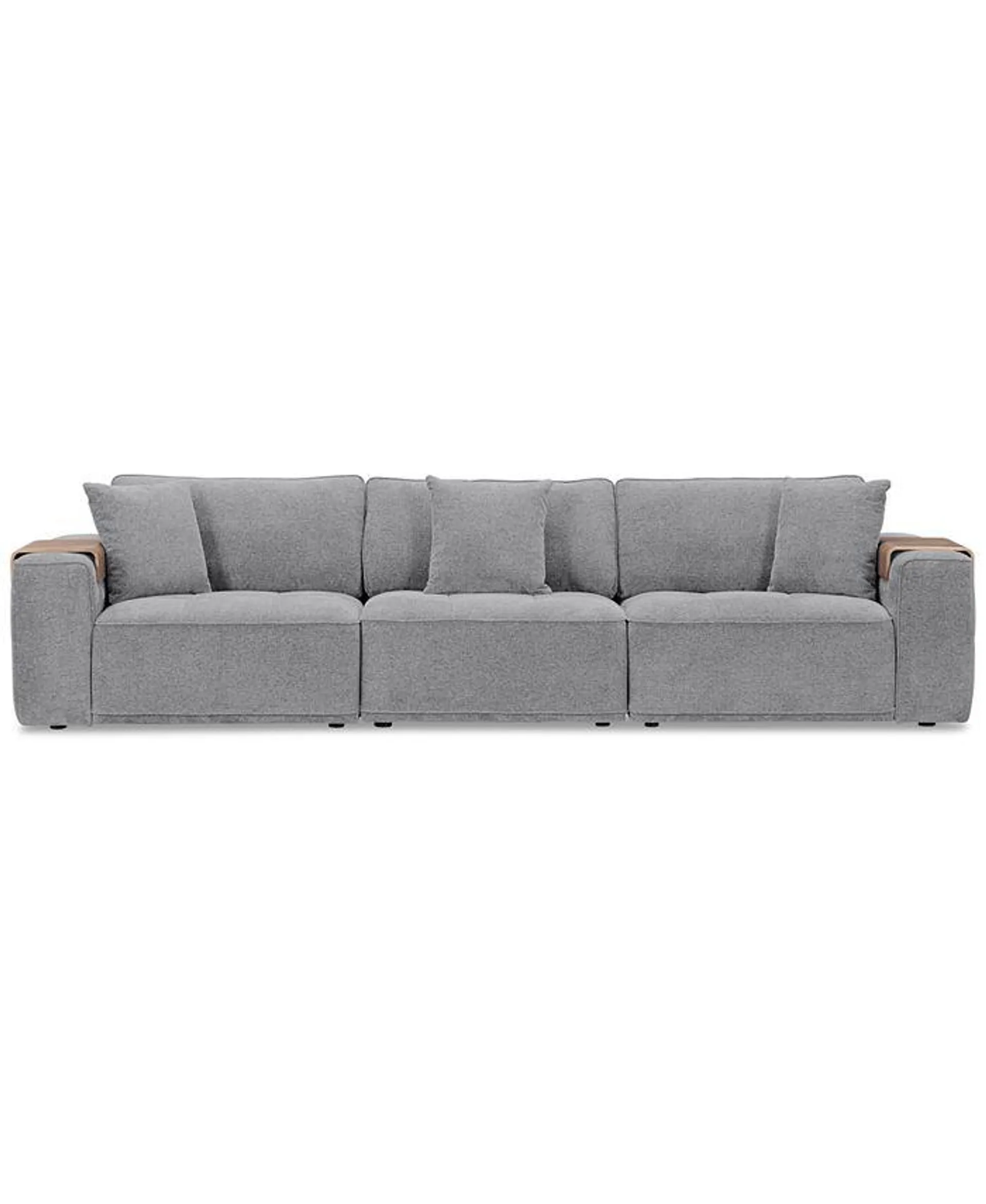 Nycolle 3-Pc. Fabric Sectional Sofa, Created for Macy's