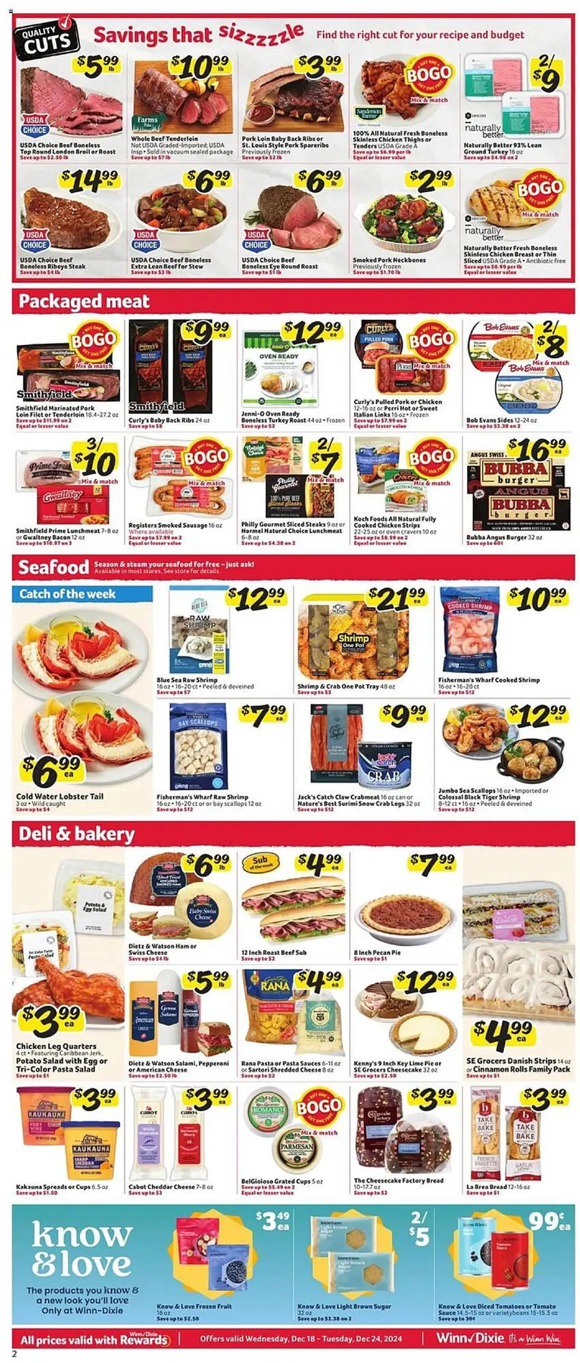 Weekly ad Winn Dixie Weekly Ad from December 18 to December 24 2024 - Page 2