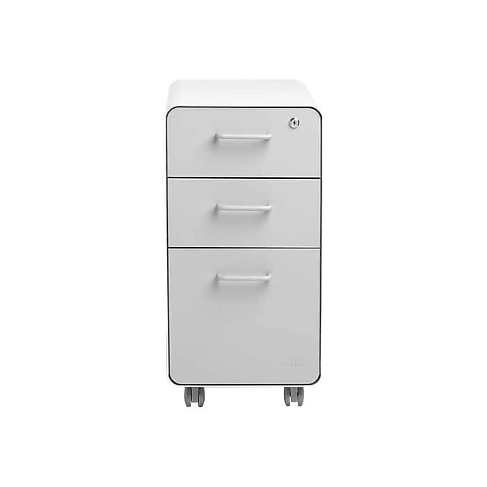 Poppin The Sort-It-Out 3-Drawer Mobile Vertical File Cabinet,