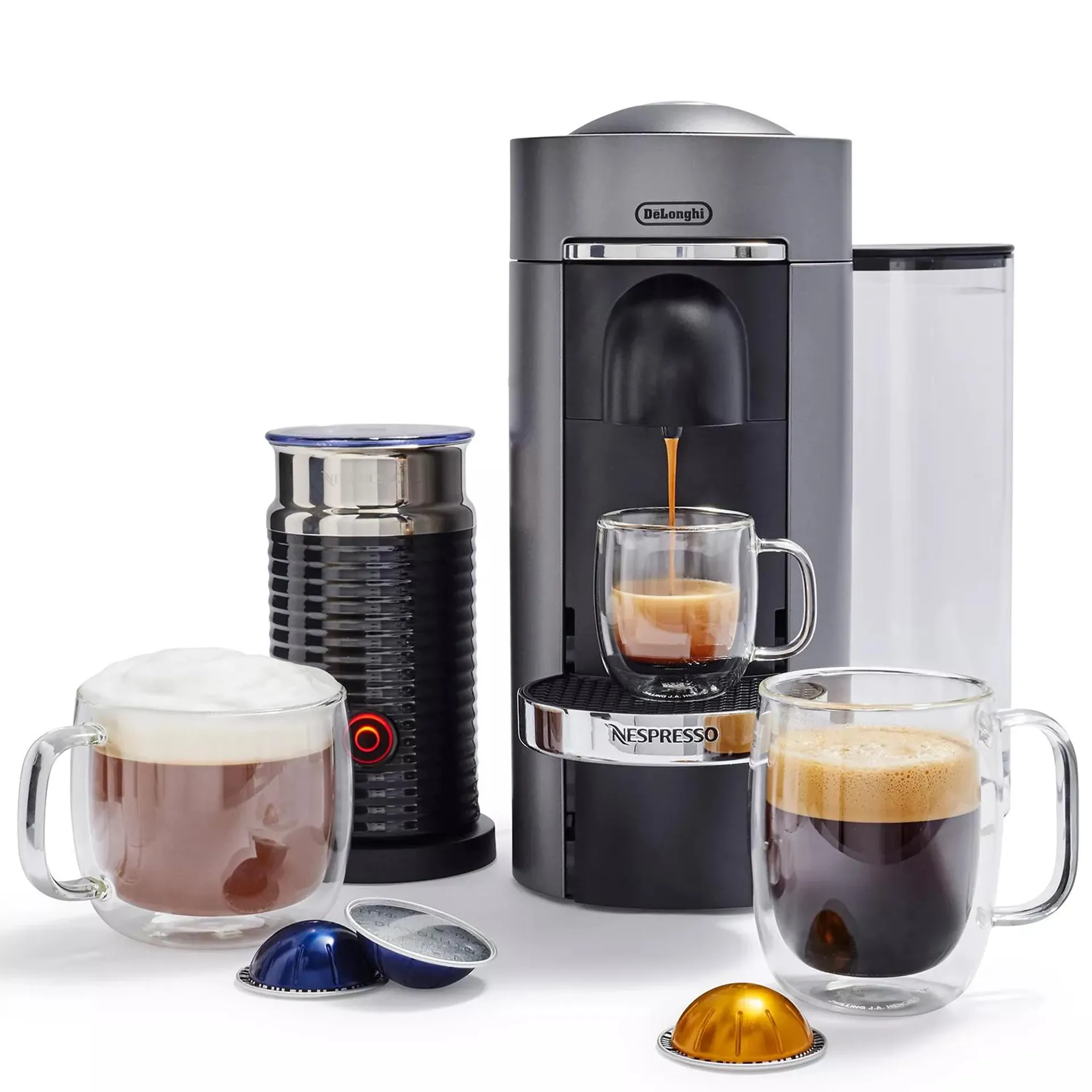 Nespresso VertuoPlus Deluxe by De’Longhi with Aeroccino 3 Frother