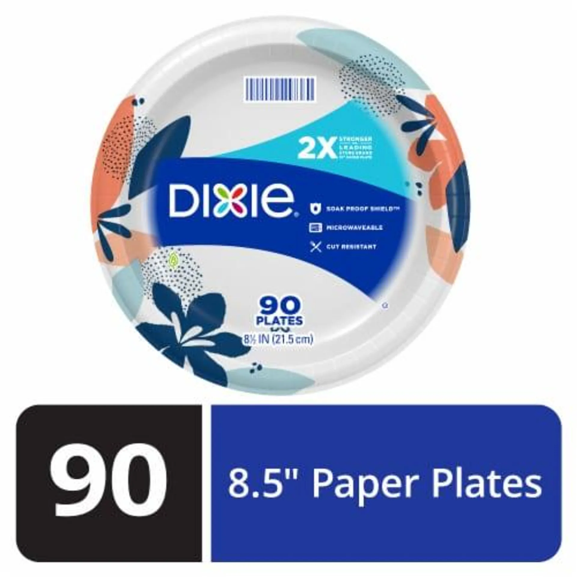 Dixie® Paper Plates 8.5 Inch Disposable Plate