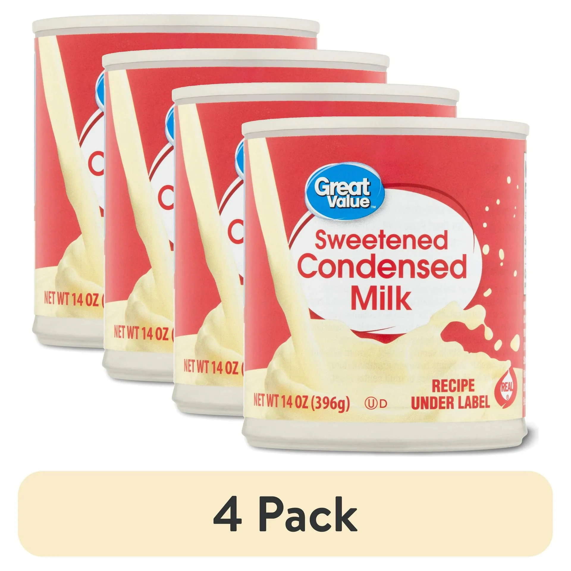 Great Value Sweetened Condensed Milk 14 oz.