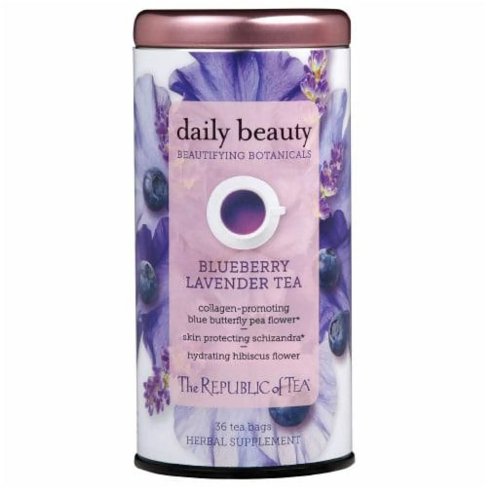 The Republic of Tea® Daily Beauty Beautifying Botanicals™ - Blueberry Lavender