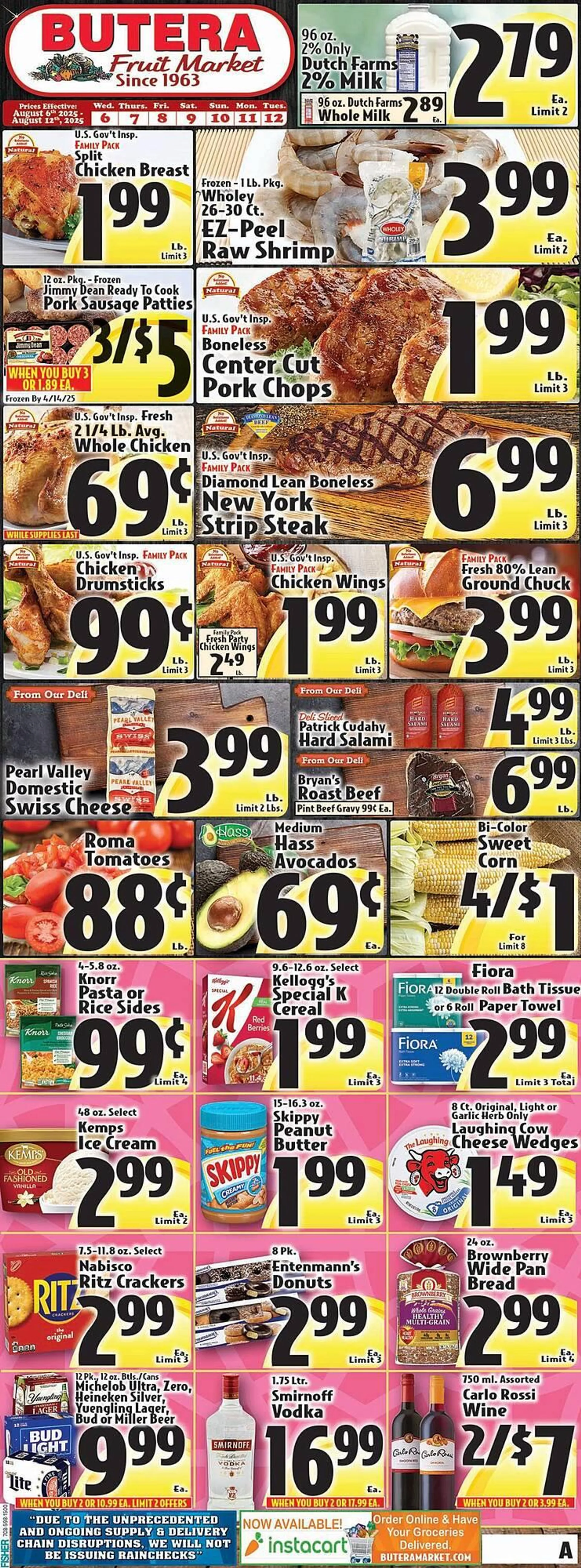 Weekly ad Butera Weekly Ad from August 6 to August 12 2025 - Page 1