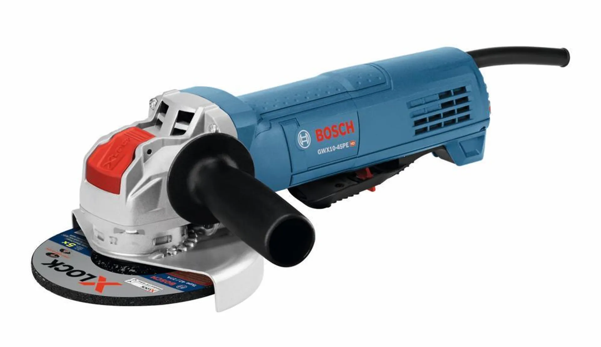 Bosch® X-LOCK® 10-Amp Corded 4-1/2" Paddle Switch Angle Grinder