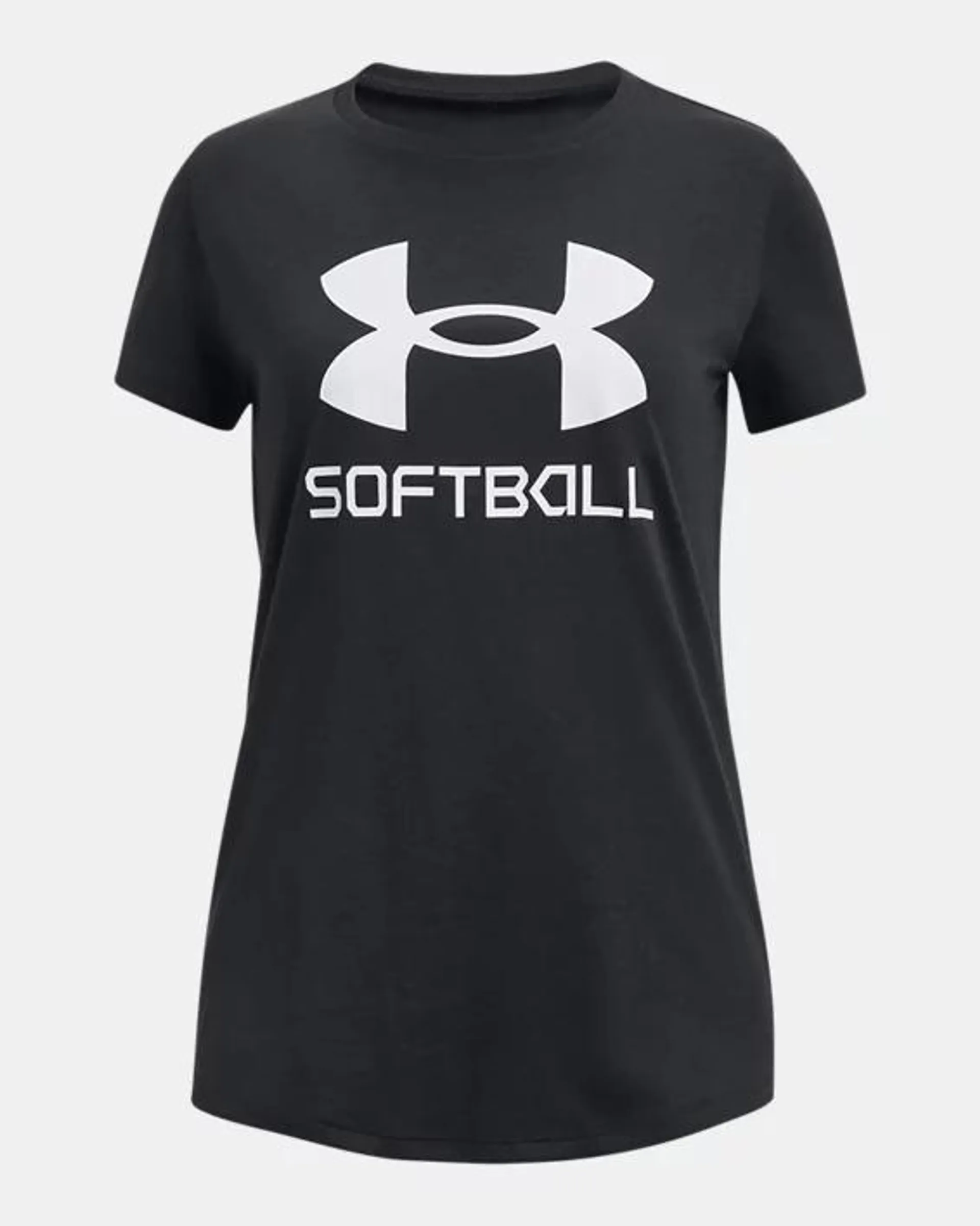 Girls' UA Softball Logo Short Sleeve