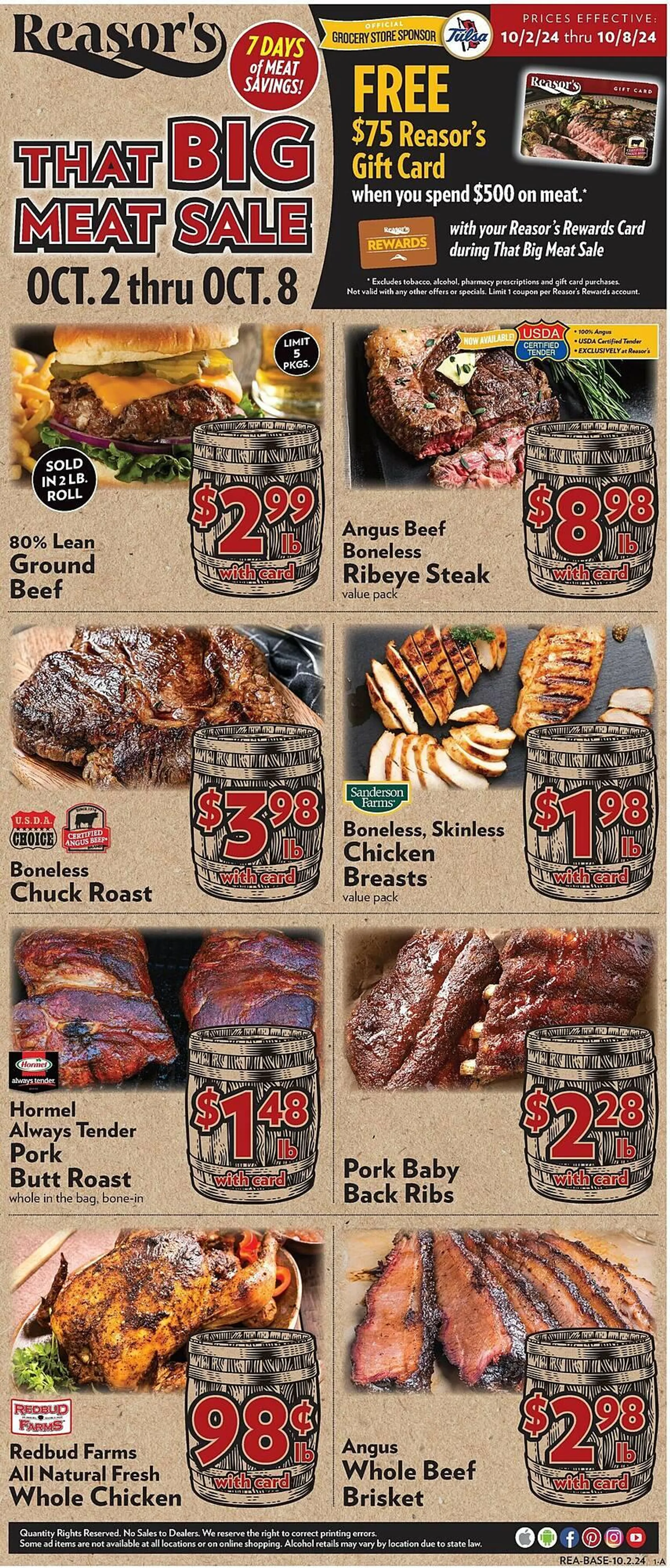 Reasors Weekly Ad - 1