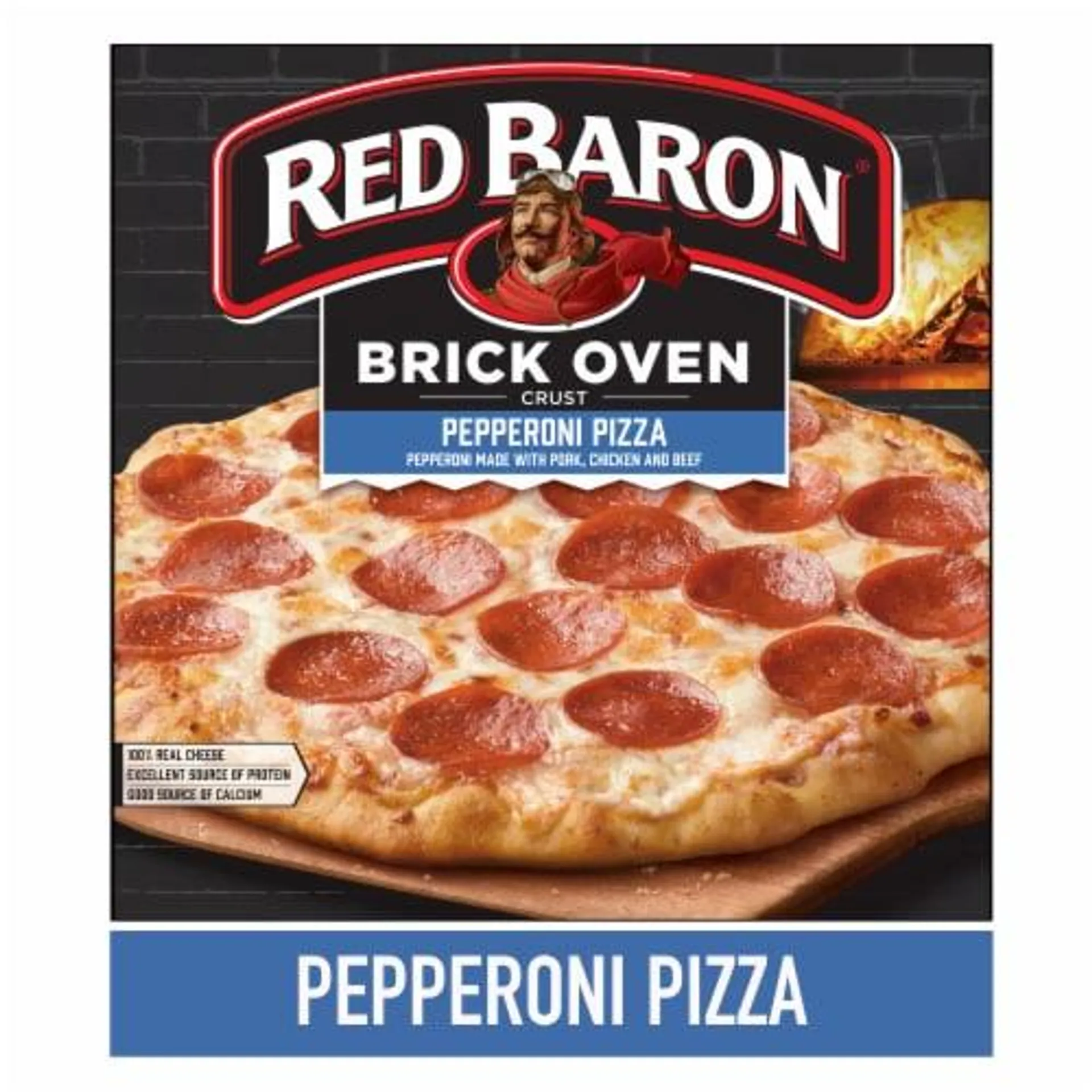 Red Baron Pepperoni Brick Oven Frozen Pizza