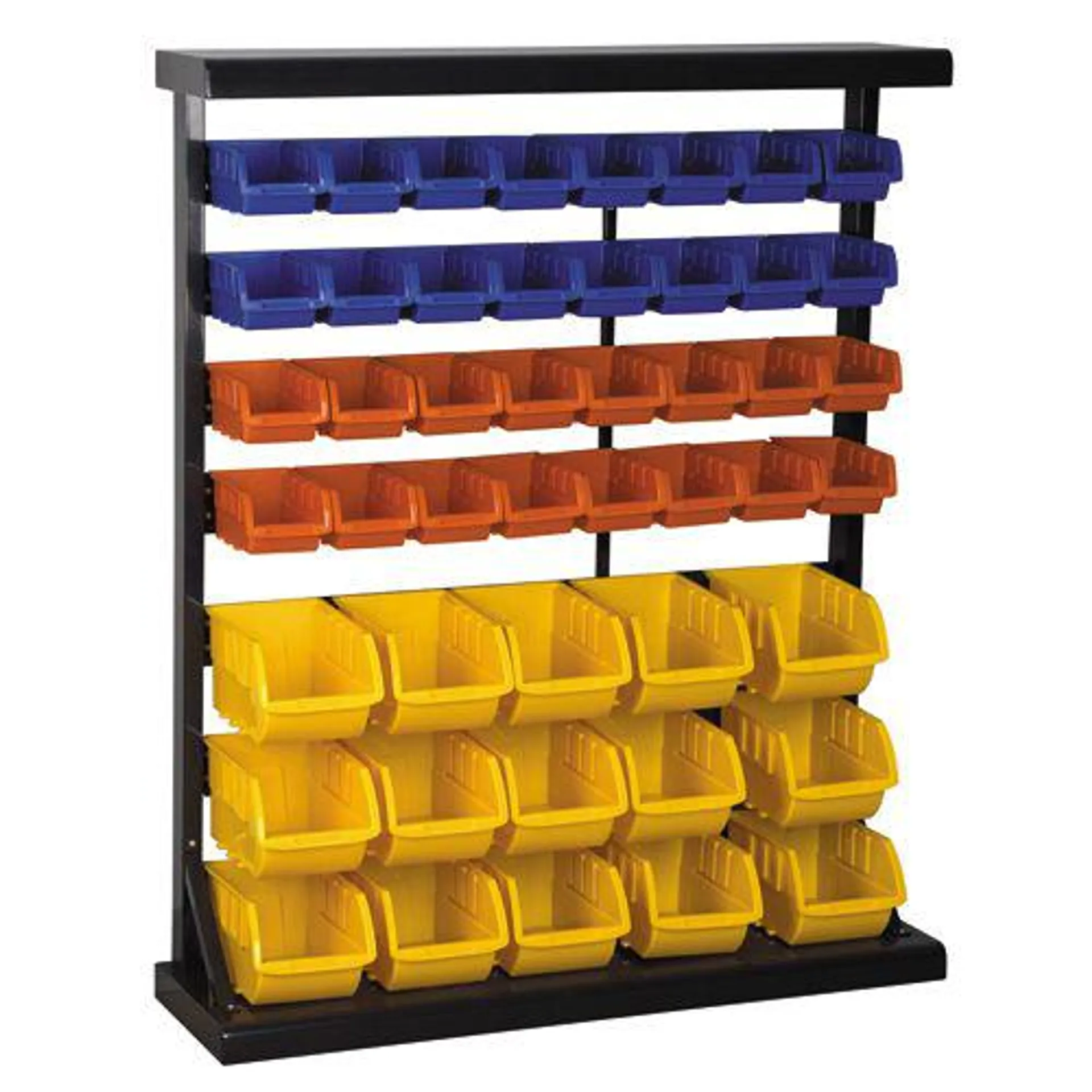 STOREHOUSE 47 Bin Floor Mount Parts Rack