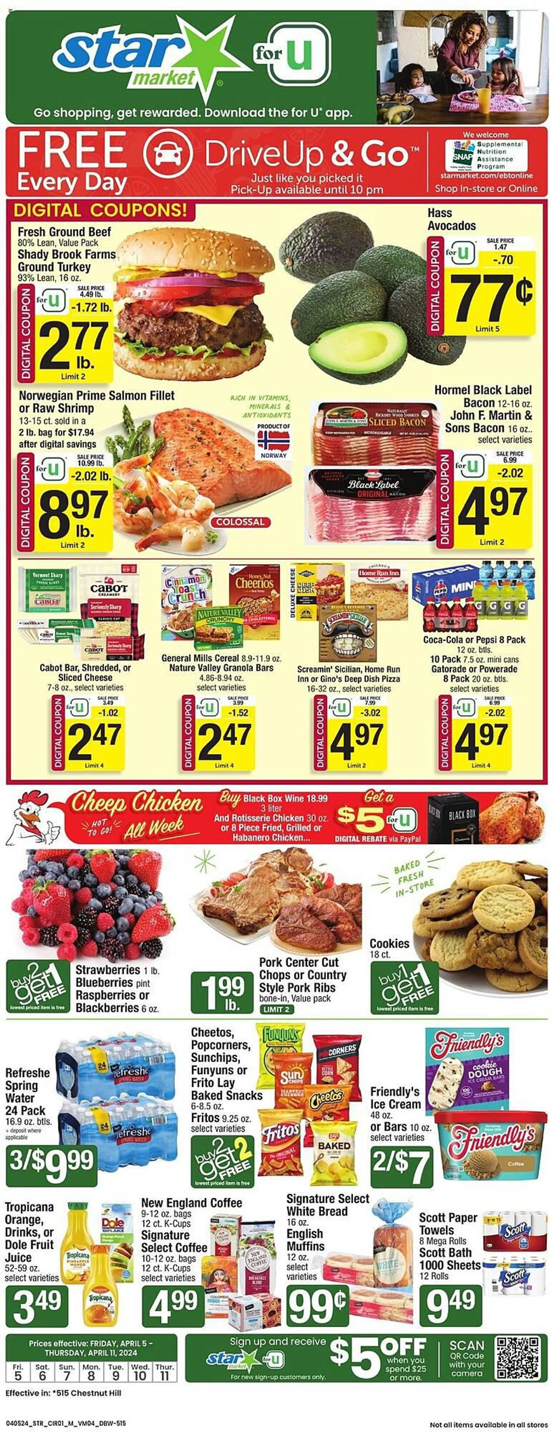 Weekly ad Star Market Weekly Ad from April 5 to April 11 2024 - Page 1
