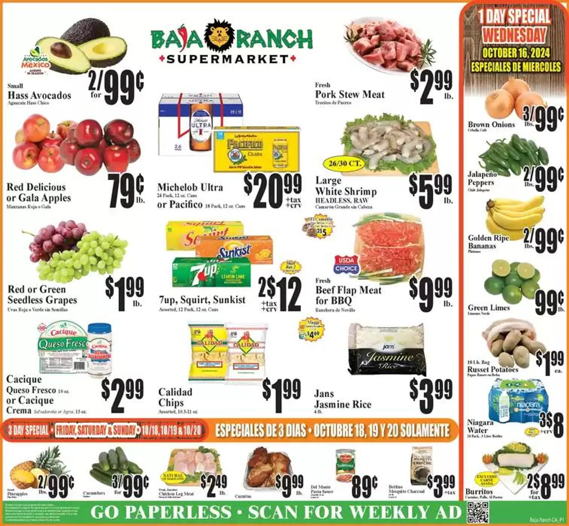 Baja Ranch weekly ad - 1