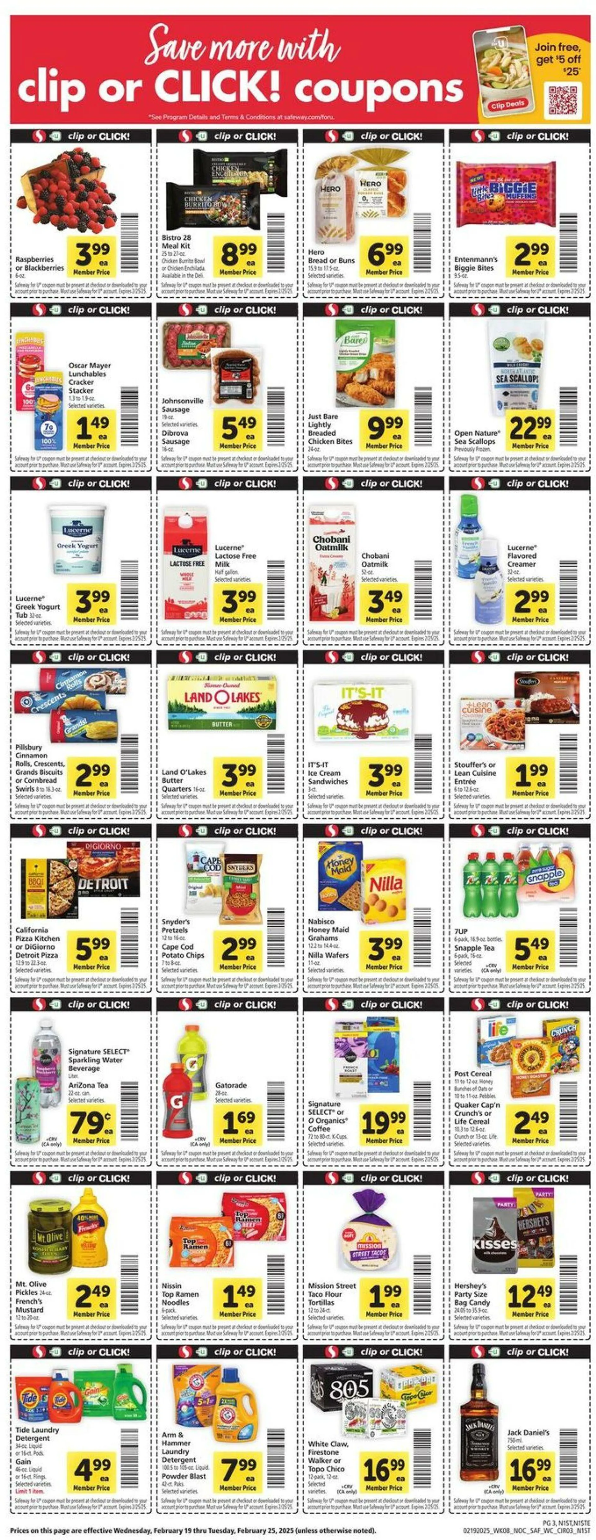 Catálogo de Safeway Current weekly ad 19 de febrero al 25 de febrero 2025 - Página 3