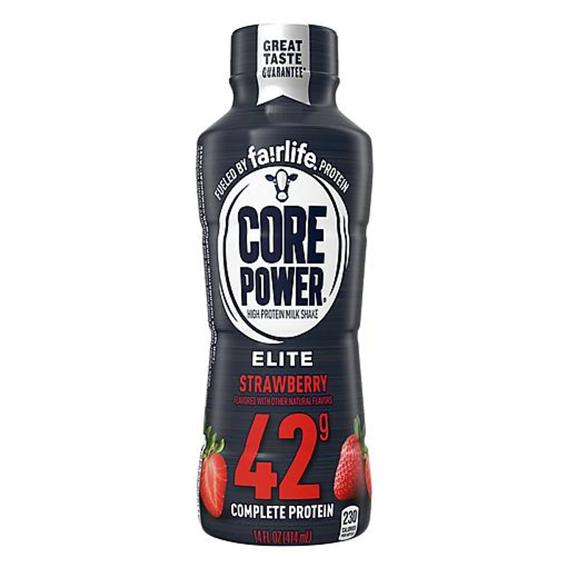 Fairlife Core Power Elite Strawberry Complete Protein Milk Shake 14 fl oz bottle