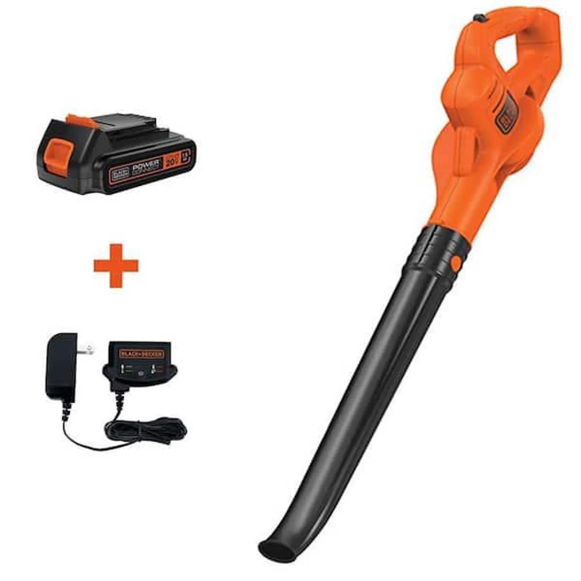 20V MAX 130 MPH 100 CFM Cordless Battery Powered Handheld Leaf Blower Kit with (1) 1.5Ah Battery & Charger