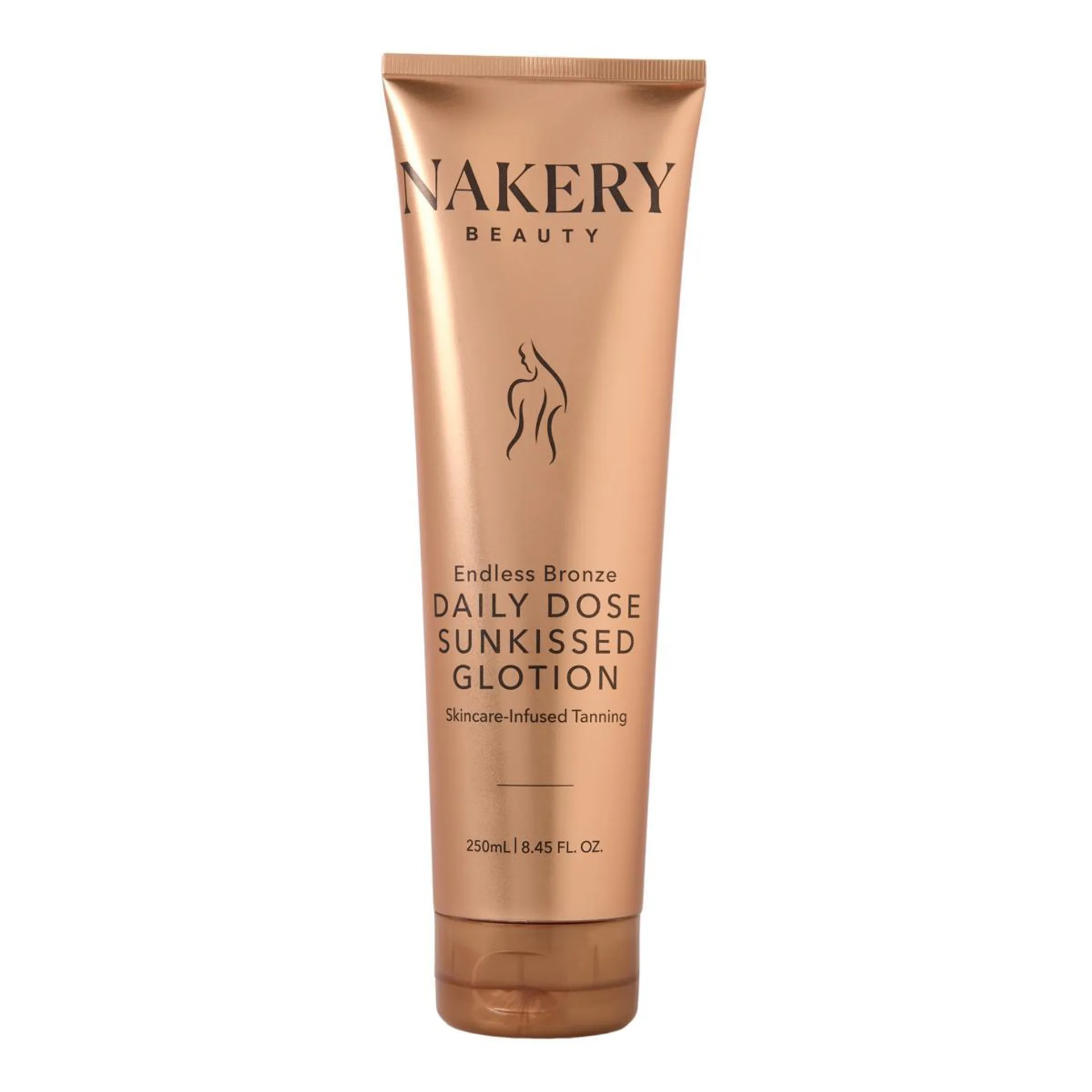 Nakery Beauty Skincare Infused Tanning Glotion for Face & Body