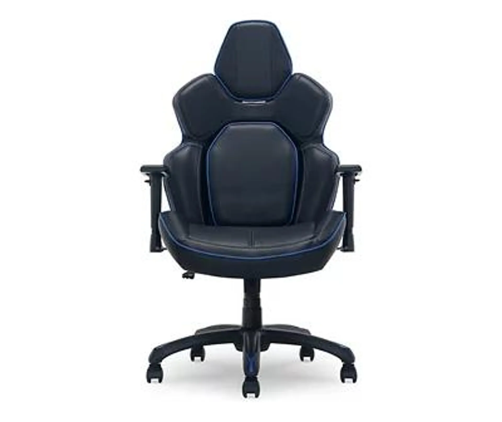 3D Incite Blue Vegan Leather Gaming Chair