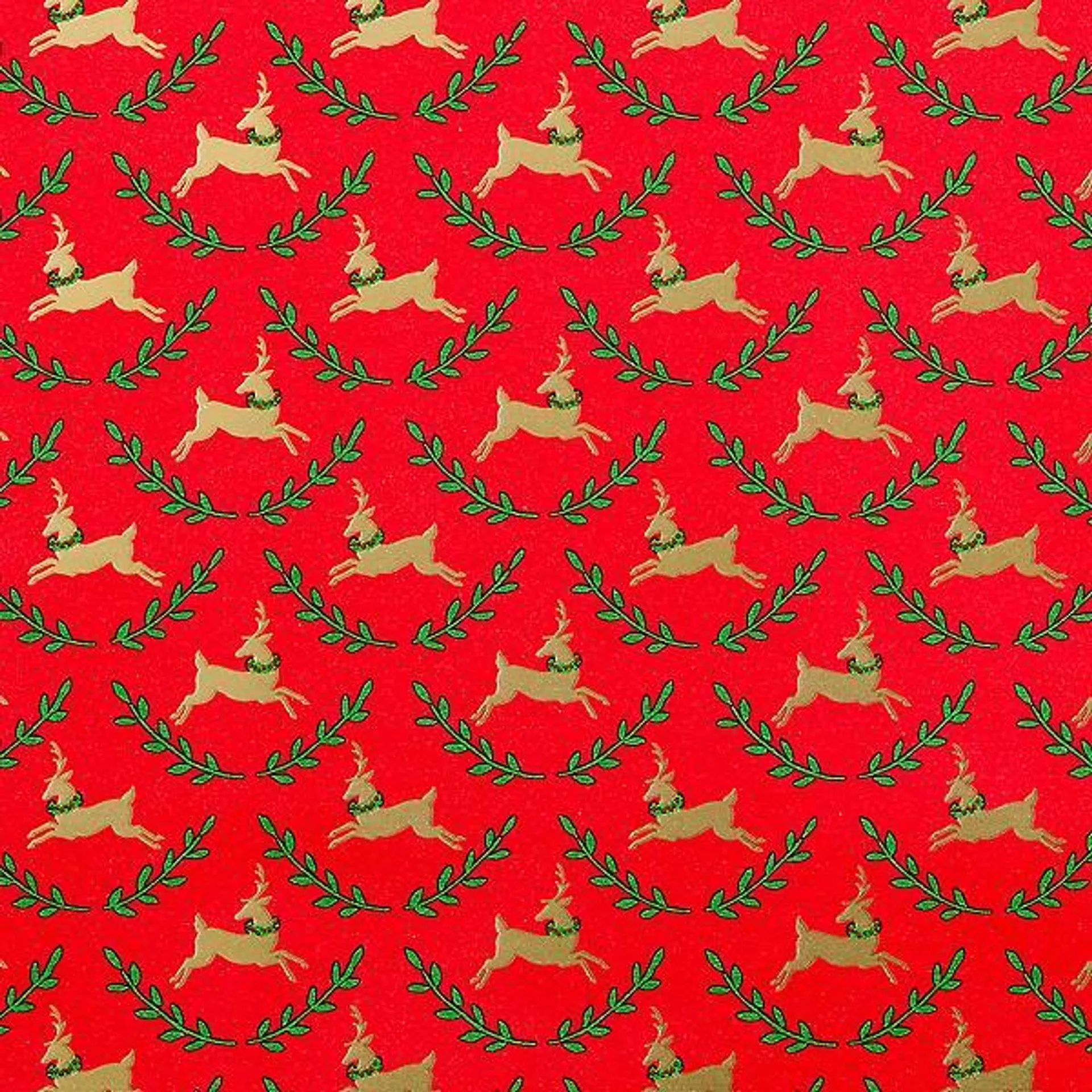 Caspari Little Reindeer Wrapping Paper